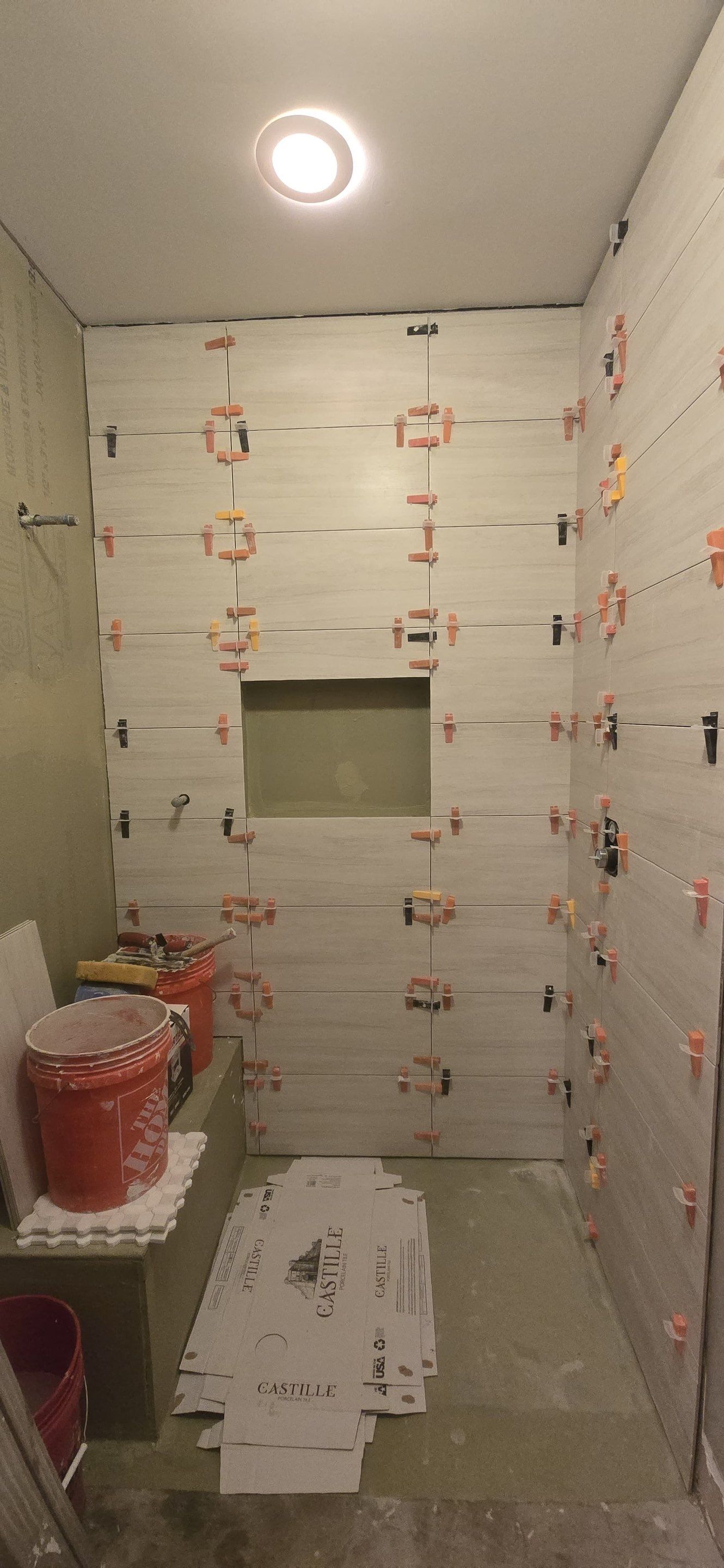 Walk-In Shower - Delray Beach by Hevi Tile