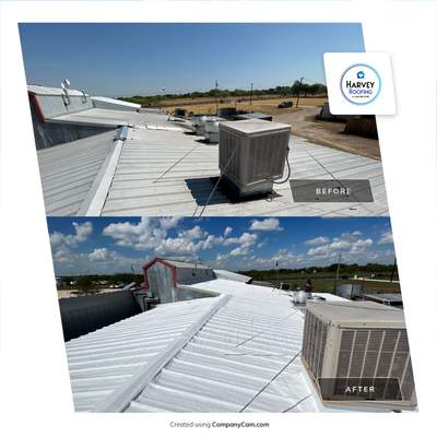 Commercial Roofing Repair using TRP #924 Eterna-Sil Premium Silicone Roof Coating