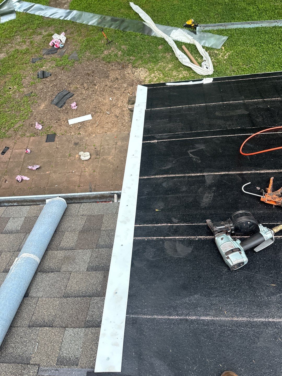 Residential Roofing Installation using Owen's Corning Duration (Lifetime) Shingles by Roof Repair Company