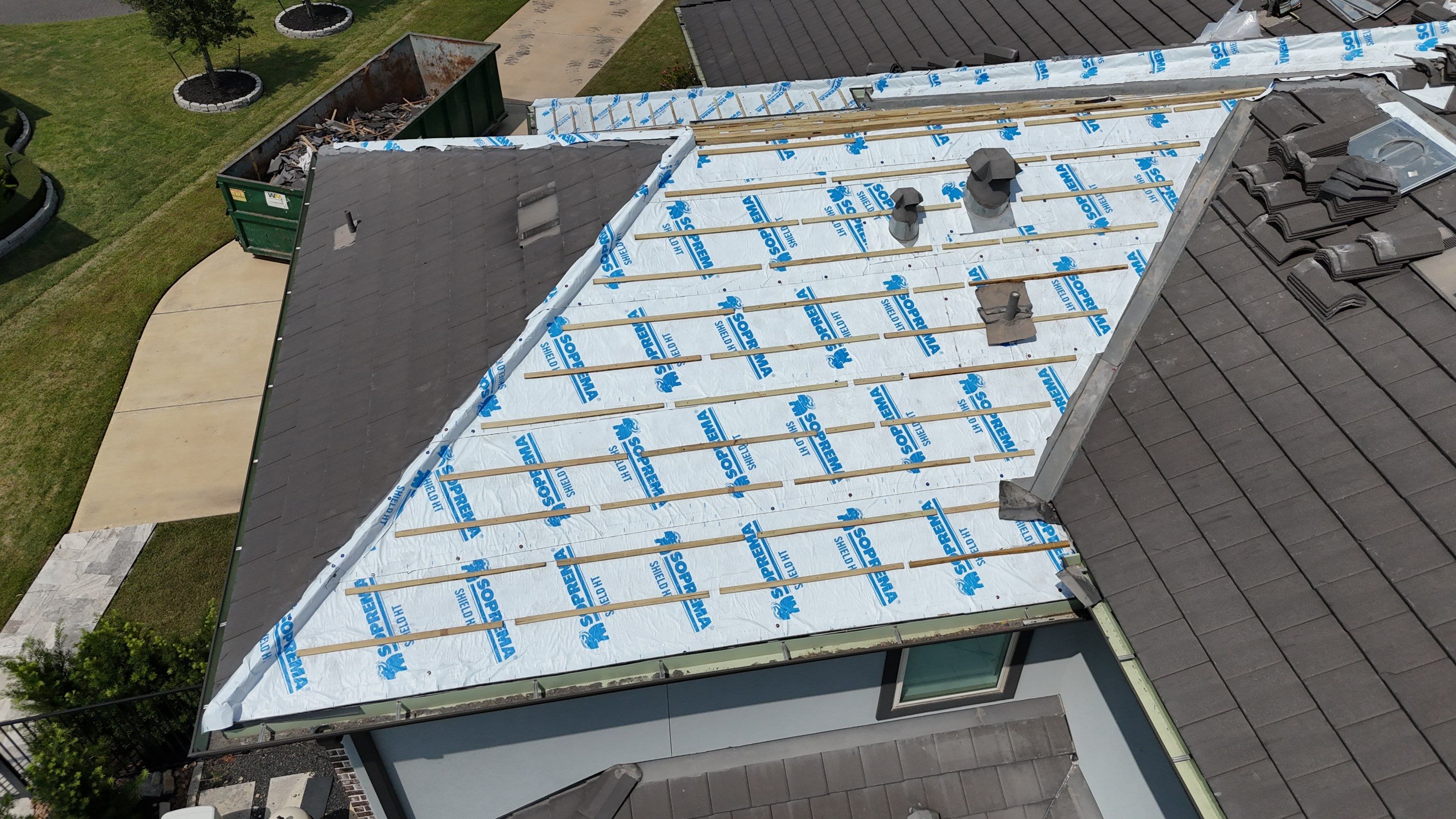 Saxony Tile Repair in Bridgeland! by Core Four Roofing