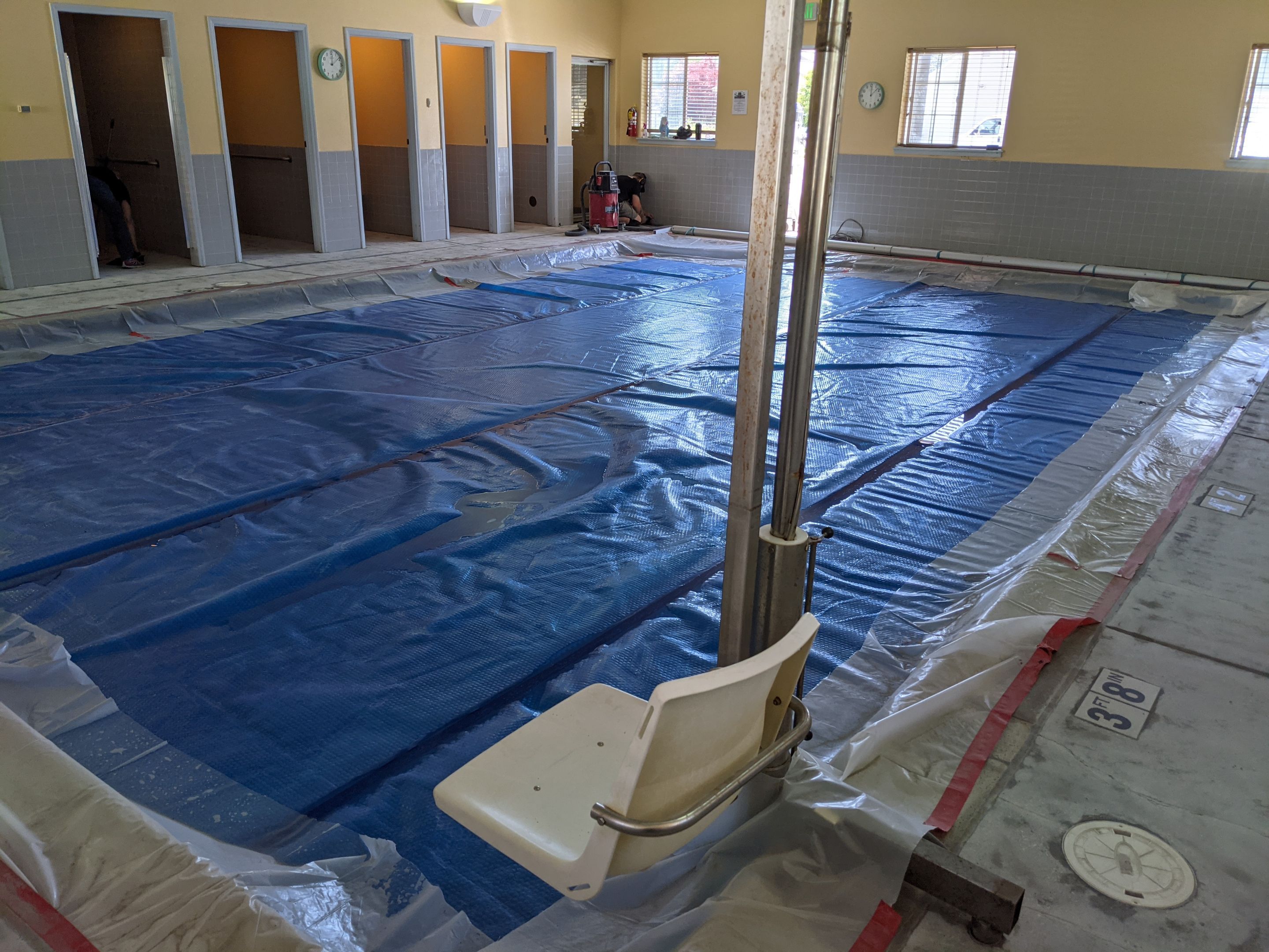 Pool Deck Transformation using Tidal Wave by Croc Coatings, LLC