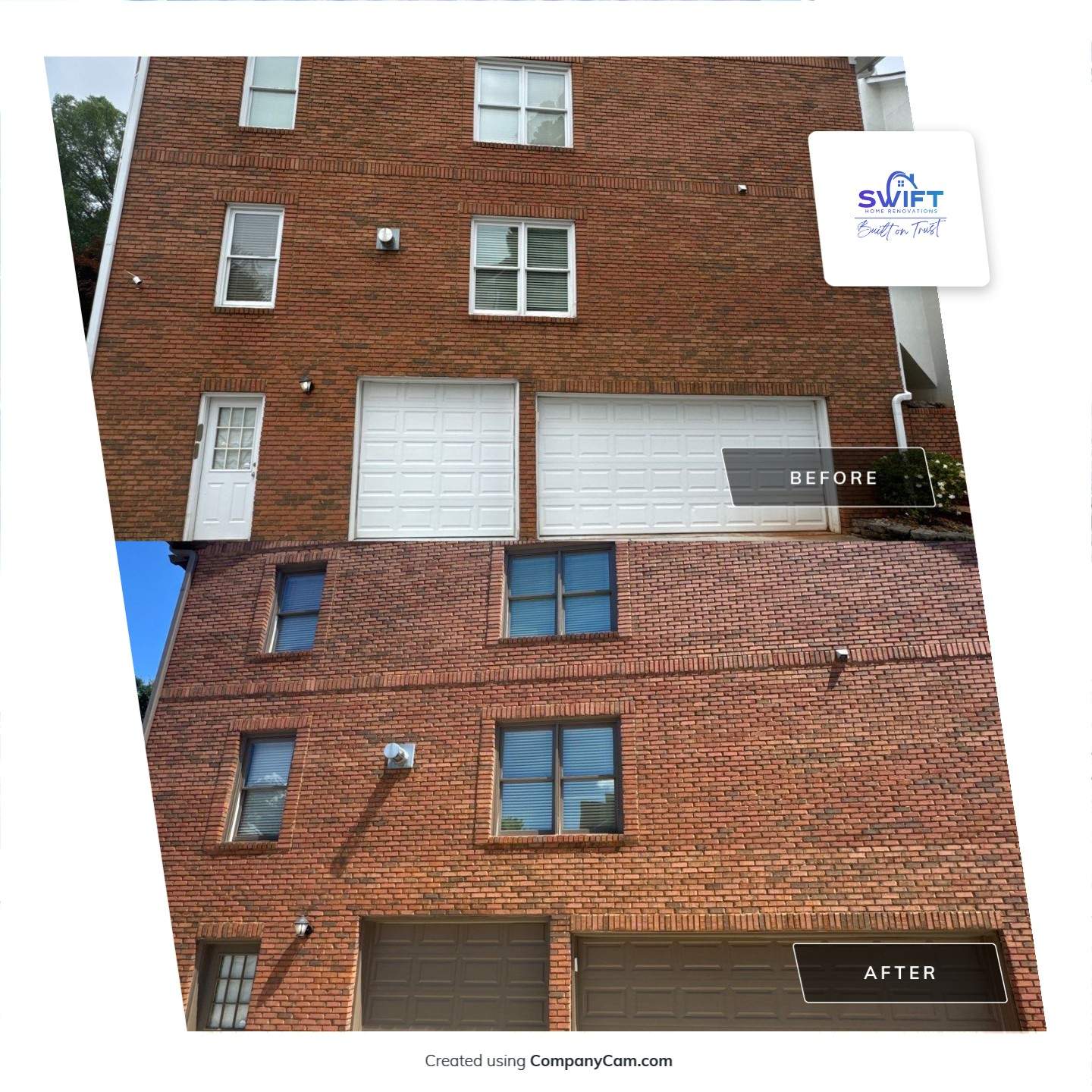 Atlanta Townhome Exterior Painting and Modern Color Palette Update by Swift Home Renovations