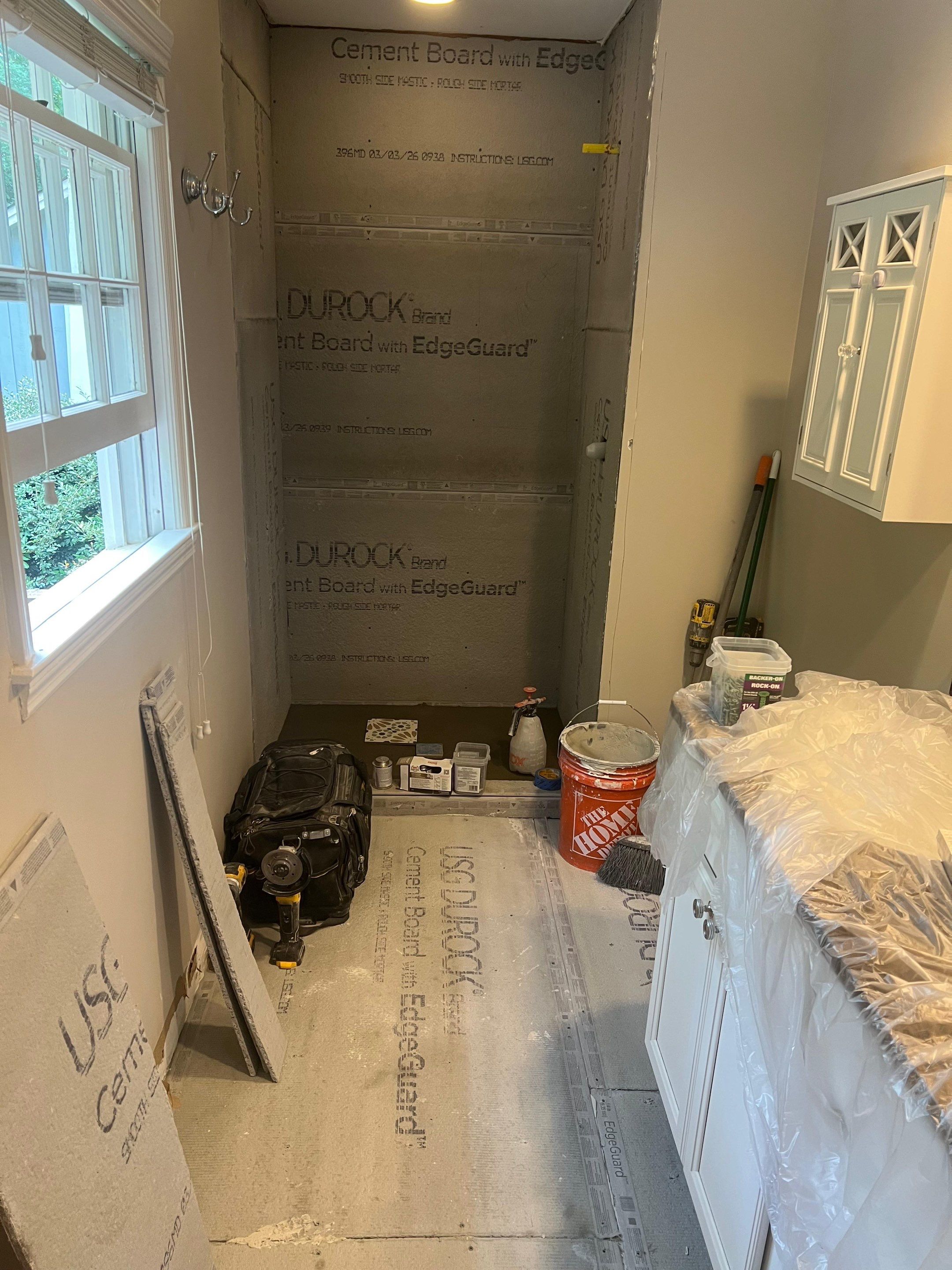 Bathroom renovation by Prudencio