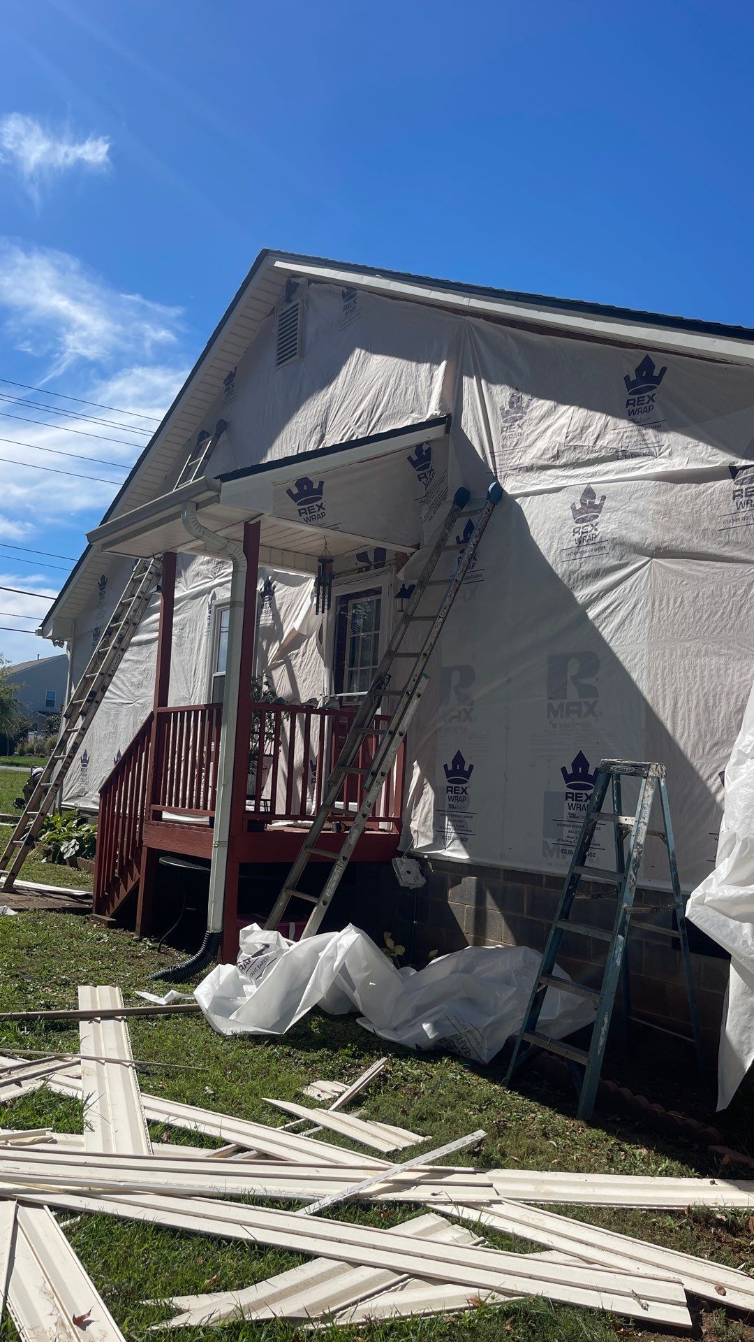 Roof replacement, siding, interior and gutter repair by hail damage by Just Brilliant Restoration JBR