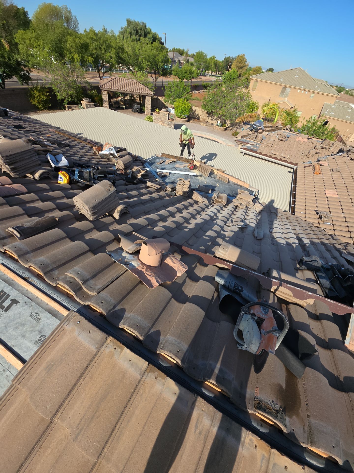Recent Rain and Storm Damage in Gilbert by Weather-Tite Roofing