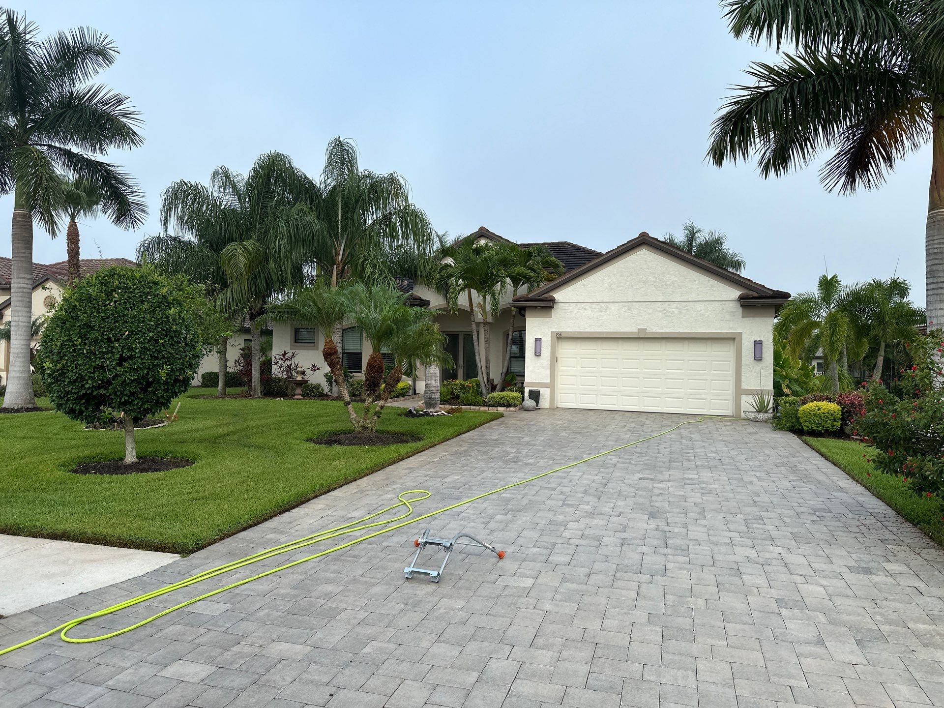 Flat Tile Roof Cleaning, House Wash & Sidewalk Cleaning in Enclave at Country Meadows, Bradenton, FL | Sunshine AquaWash by Sunshine AquaWash