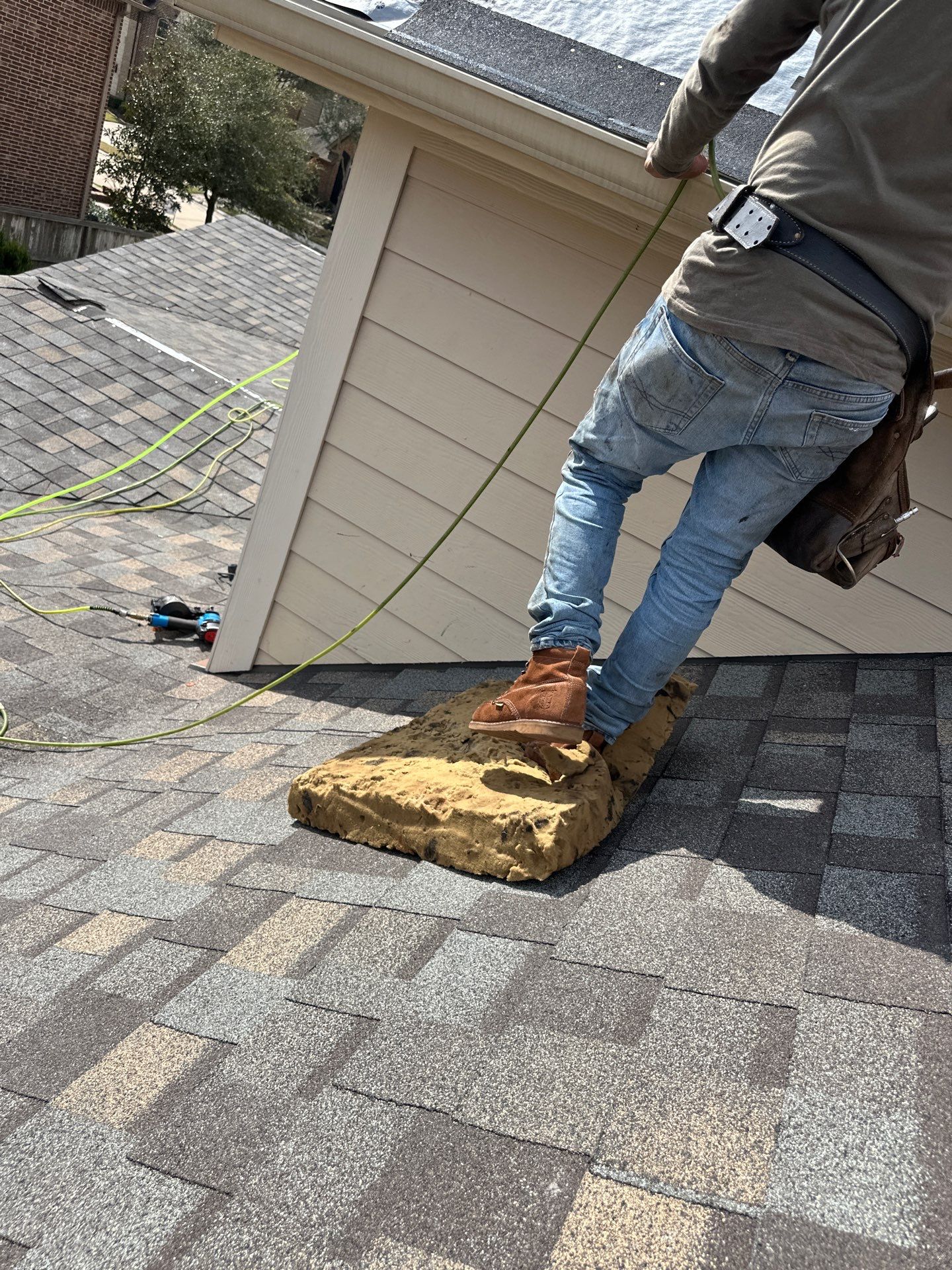 Roof Replacement in Cypress after Customer sustained Hail Damage! by Core Four Roofing