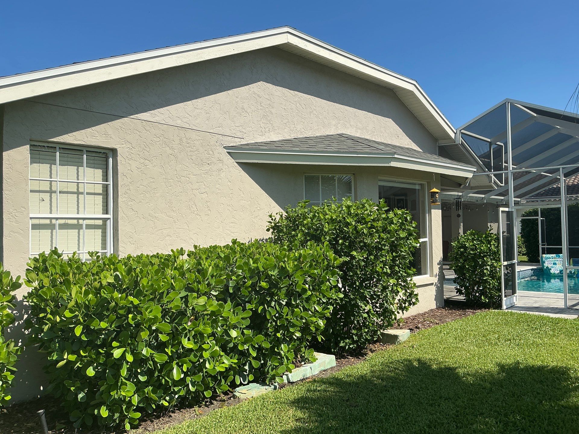 White 6-inch K-Style Gutters in Sarasota FL by Gutter Professor by Gutter Professors