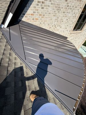 Project in Raleigh - 24 Gauge Standing Seam and Pipe Boots