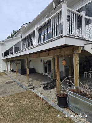 Full Exterior Painting for Bedford Farmhouse and Carriage House Garage