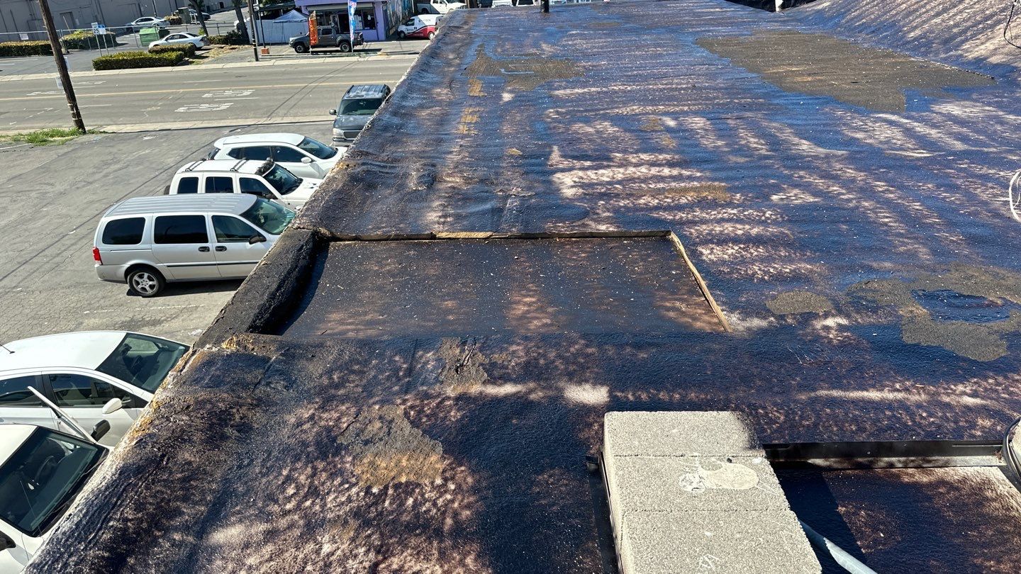 Foam Refurbish using Conklin Benchmark/PUMA XL coatings and spray foam by Straight Edge Roofing Inc