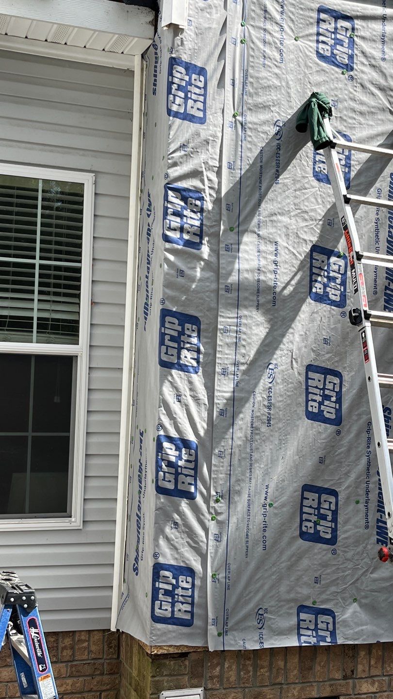 Roof Repair and Chimney Framing Repair by Midlands Roofing & Exteriors