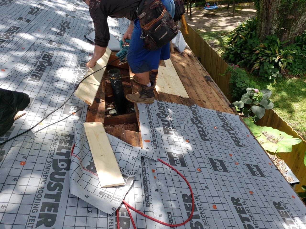 Residential Roofing Repair using Roof Replacement by American Roofing & Construction LLC