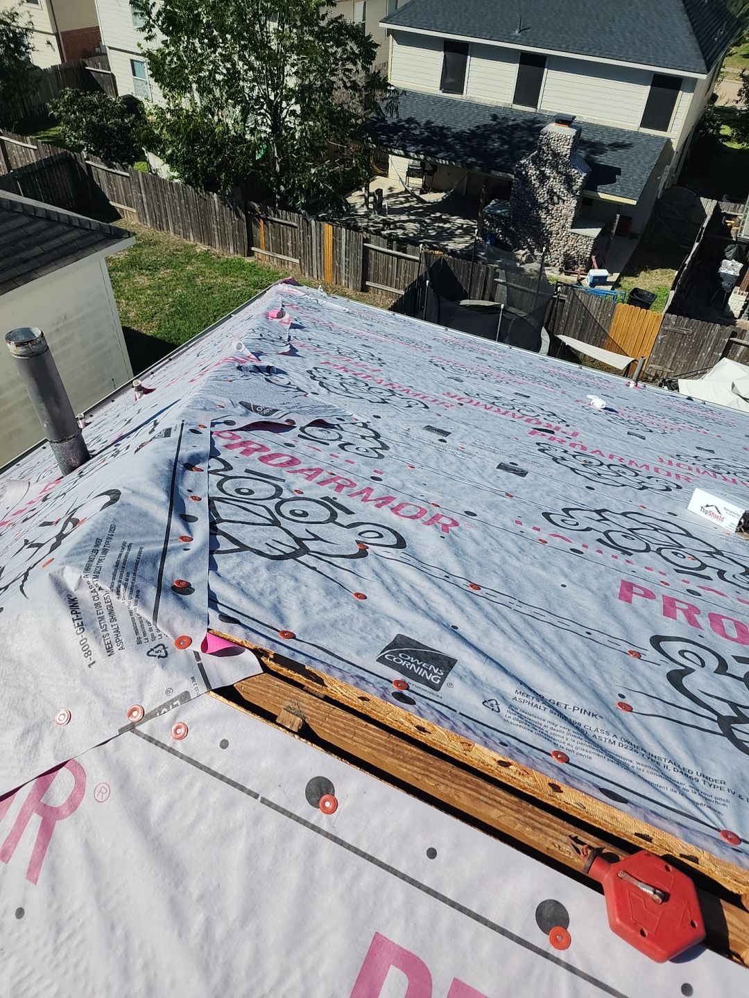 Residential Roofing Installation using Owen's Corning Duration (Lifetime) Shingles by Roof Repair Company