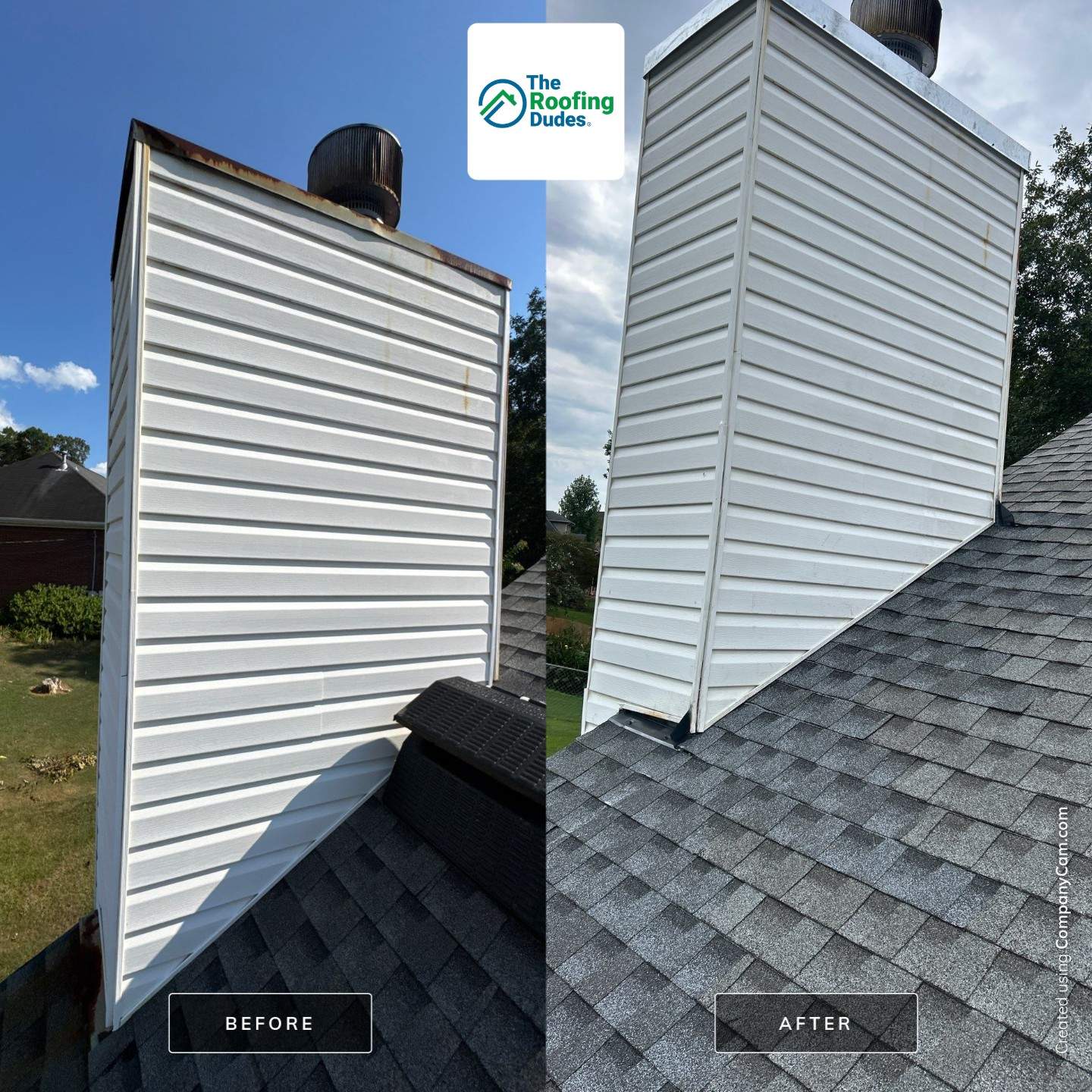 Chimney Pan and Pipe Boot Repair in Hueytown by The Roofing Dudes