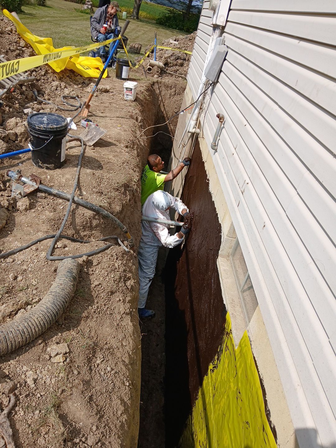 Exterior Waterproofing & Embedded Fiber Reinforcements by Toledo Basement Repair