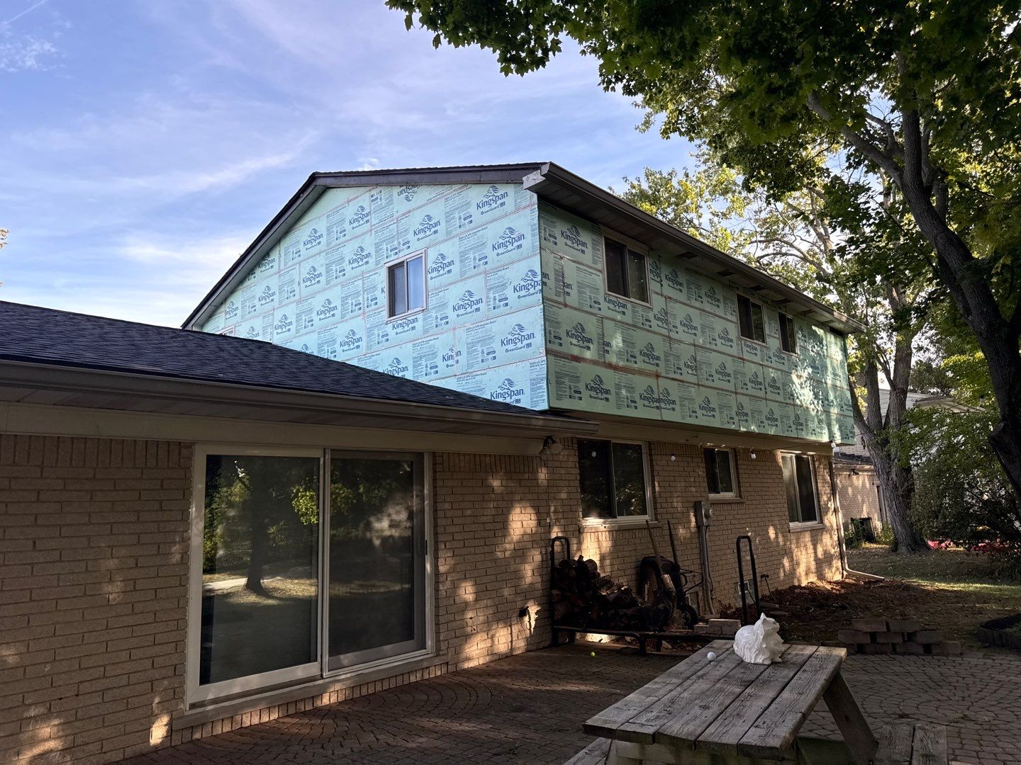 Siding Replacement using Ascend Laguna Blue by 180 Contractors
