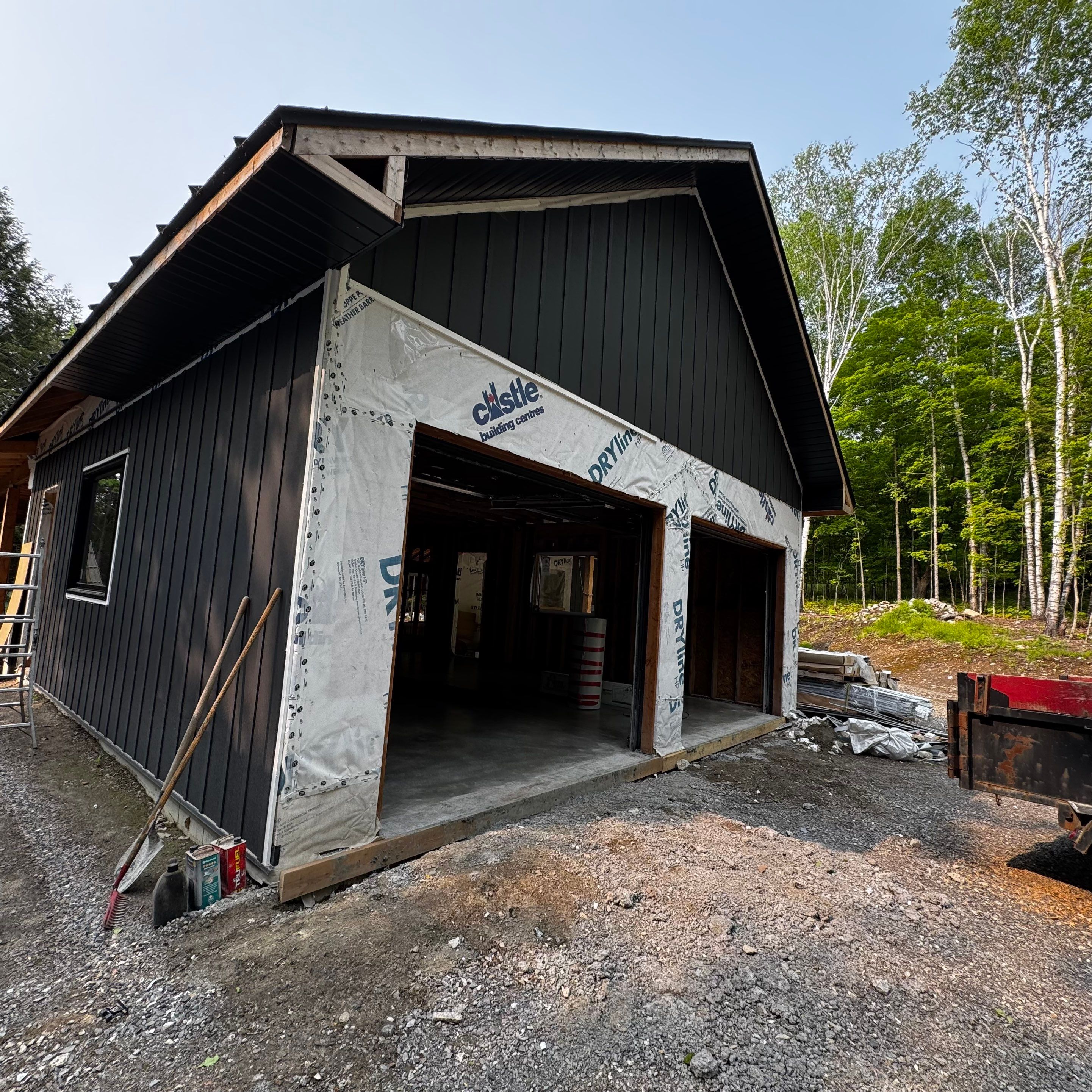New Home Construction using 16" Standing Seam Panels by Jay Carter Roofing & Sheet Metal