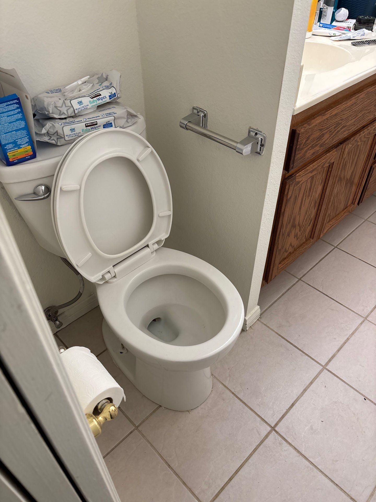Toilet Seal Installation, Ceiling Pipe Inspection, and Water Faucet Installation by Us Plumbing