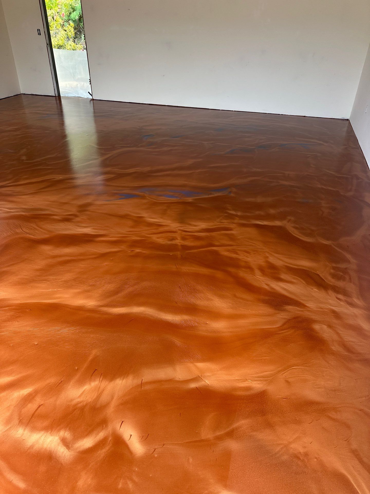 Custom Metallic Epoxy Garage Floor Coating in Morro Bay by MGP Coatings