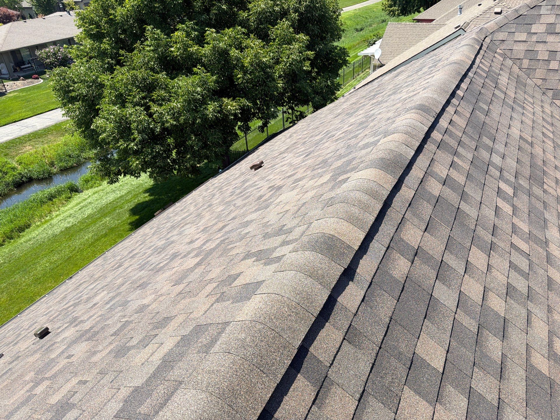 Complete Residential Roof Replacement with Architectural Shingles in Star by Olive Roofing