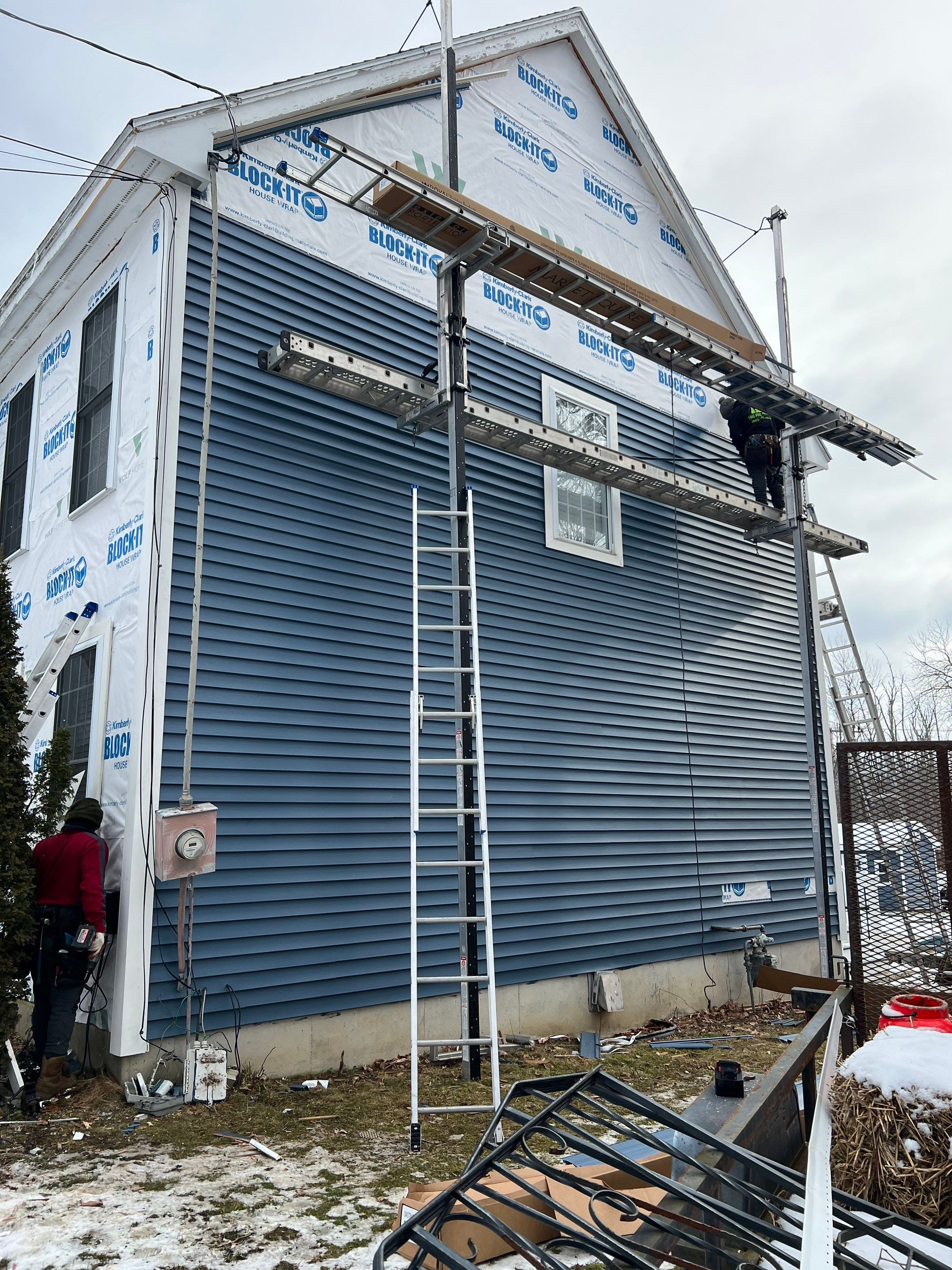 Exterior Transformation in Portsmouth New Hampshire by Tall pine roofing