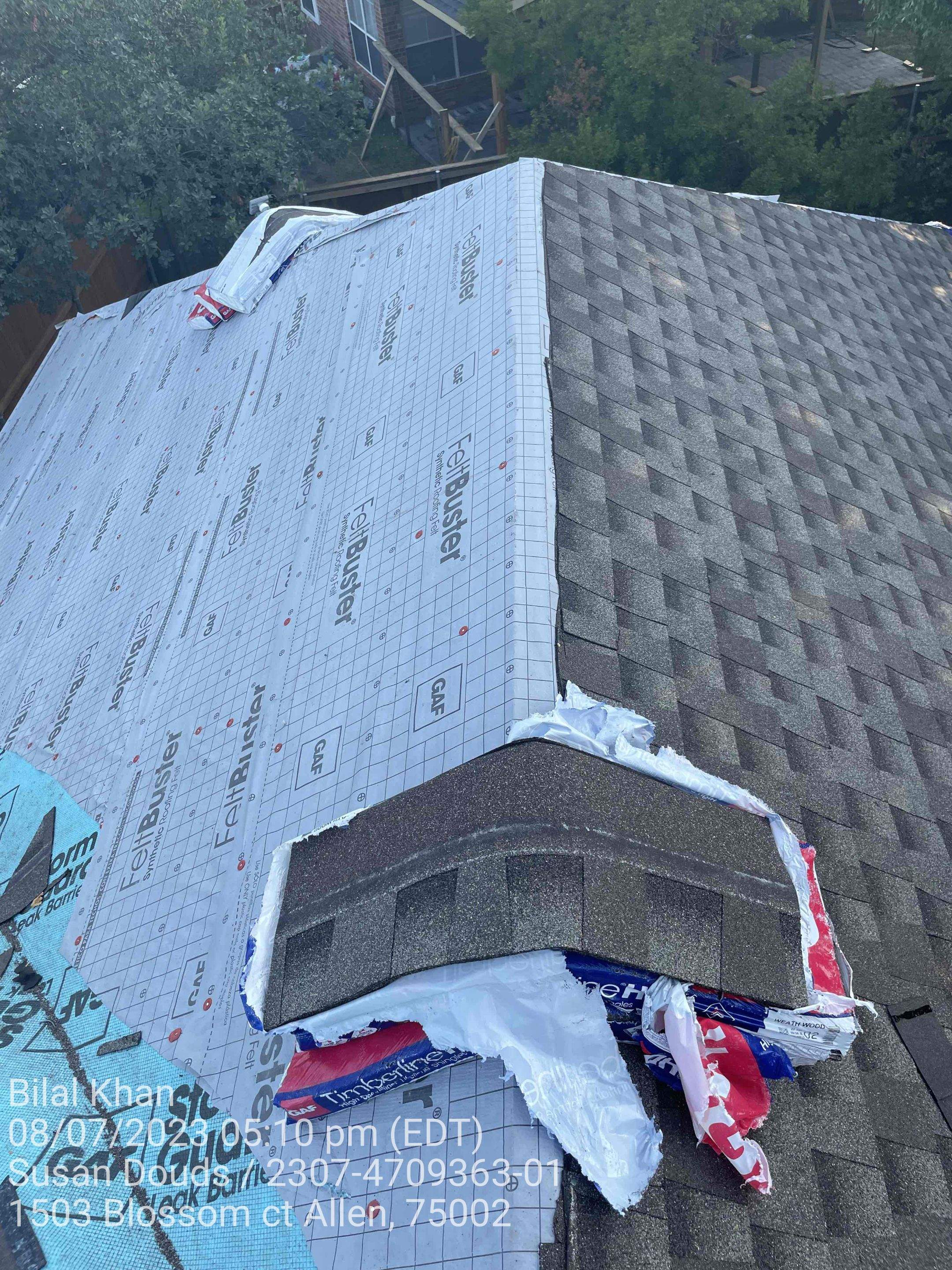 Project in Allen by Zeus Exteriors