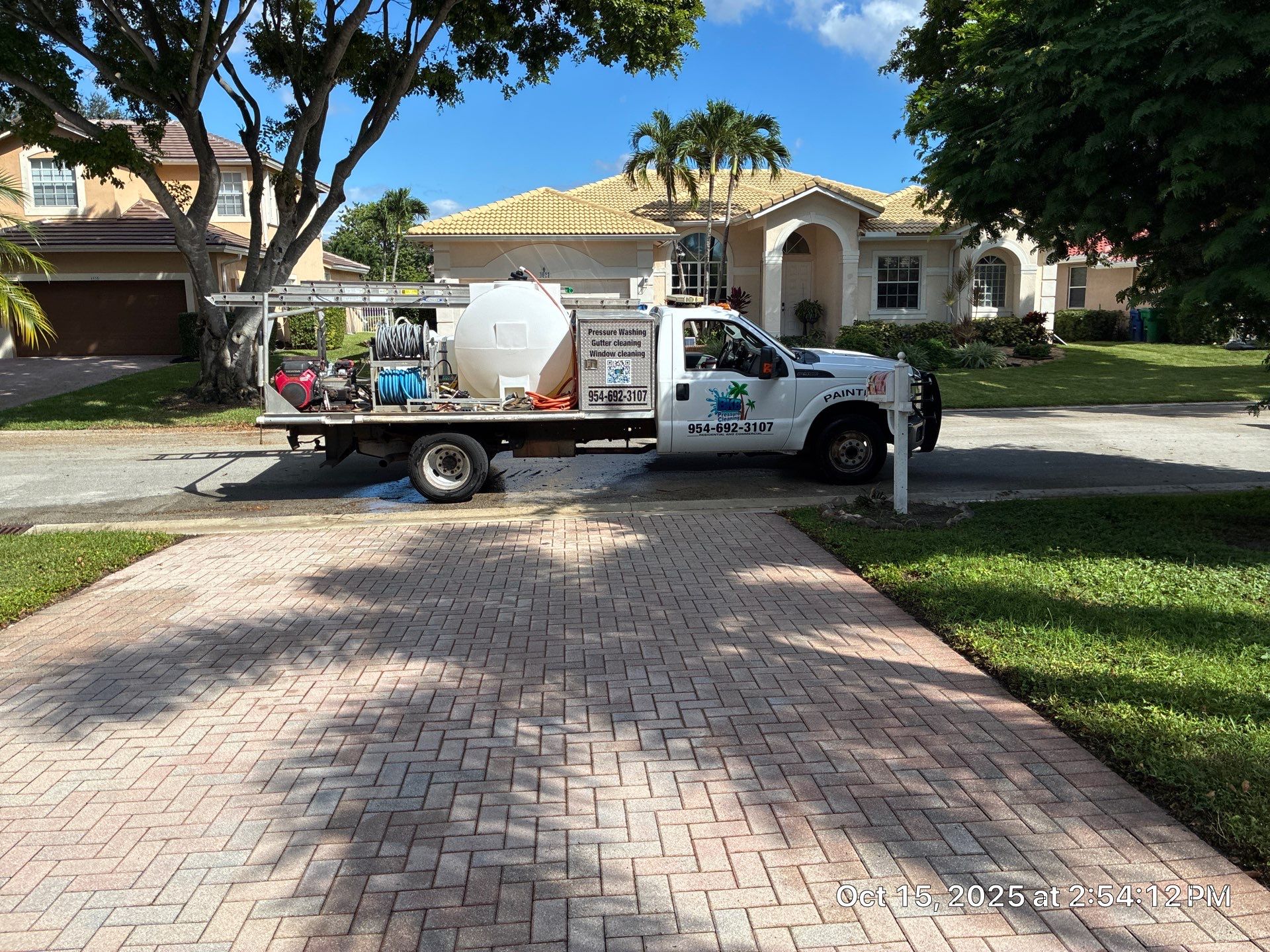 Dirty old Roof Coral Springs by BKB Pressure Cleaning LLC