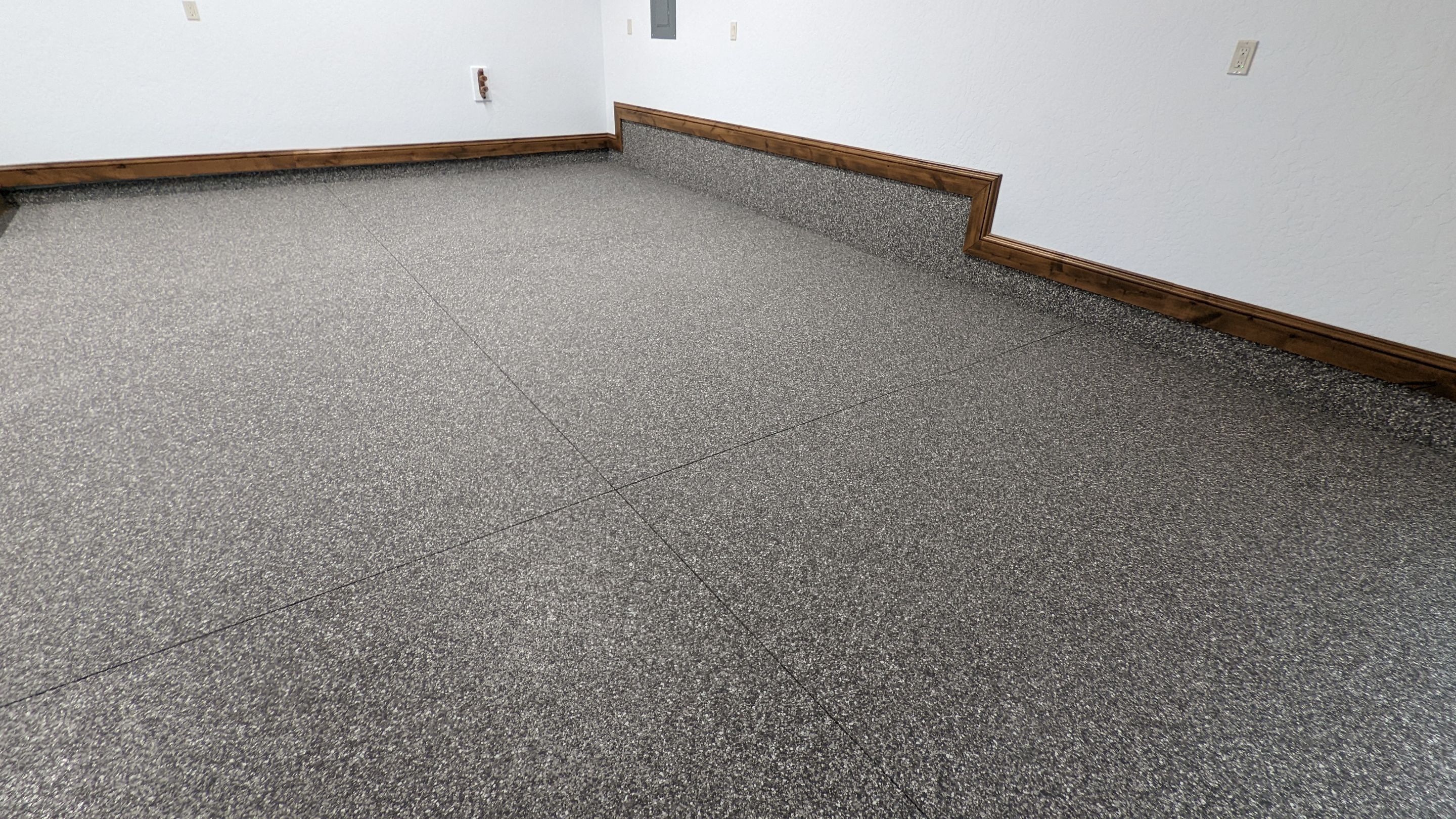 Garage Transformation using Silver Creek and the Penntek Evolution System by Croc Coatings, LLC