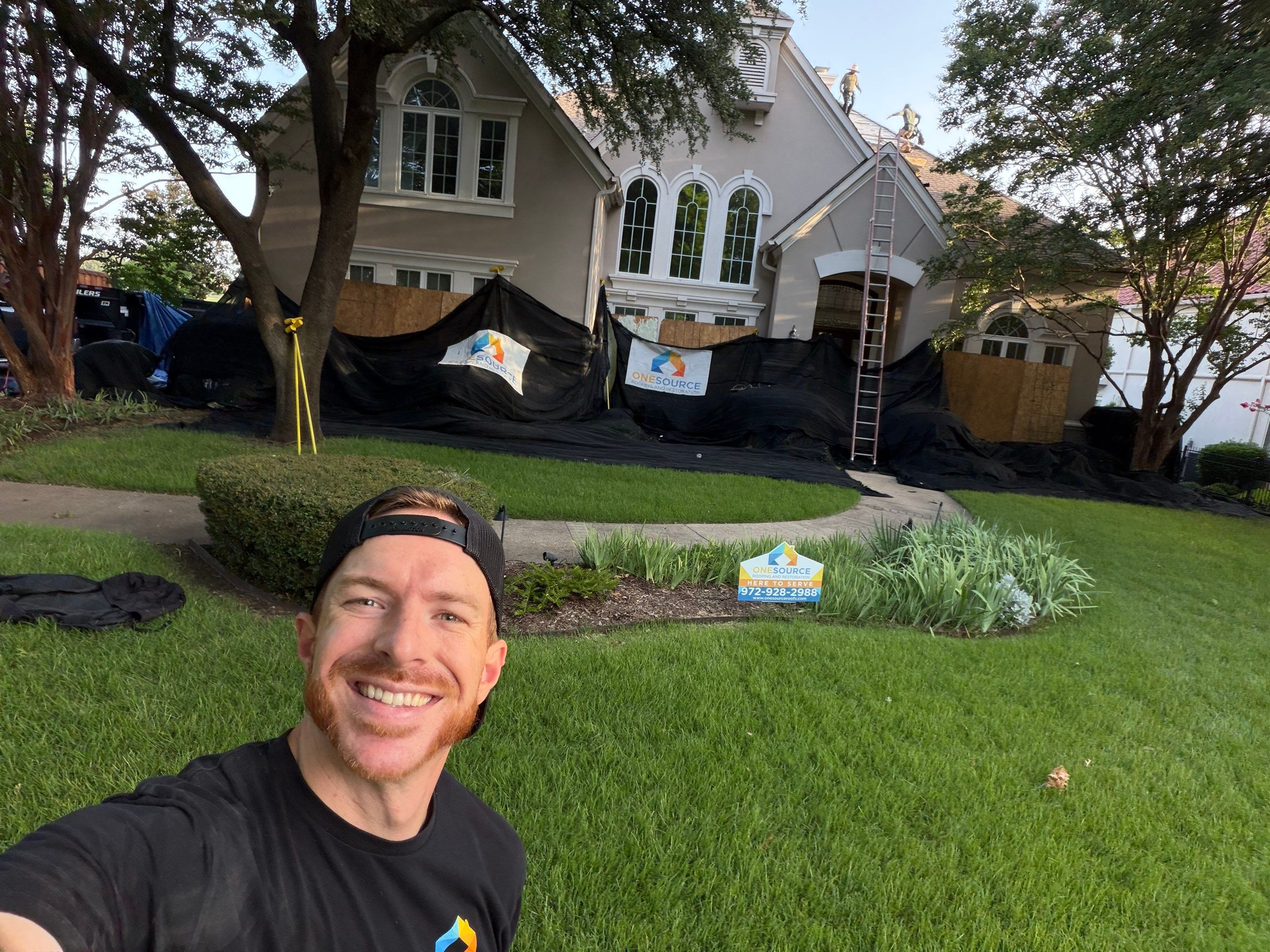 Residential Roofing Installation using Malarkey Vista Black Oak by OneSource Roofing and Restoration