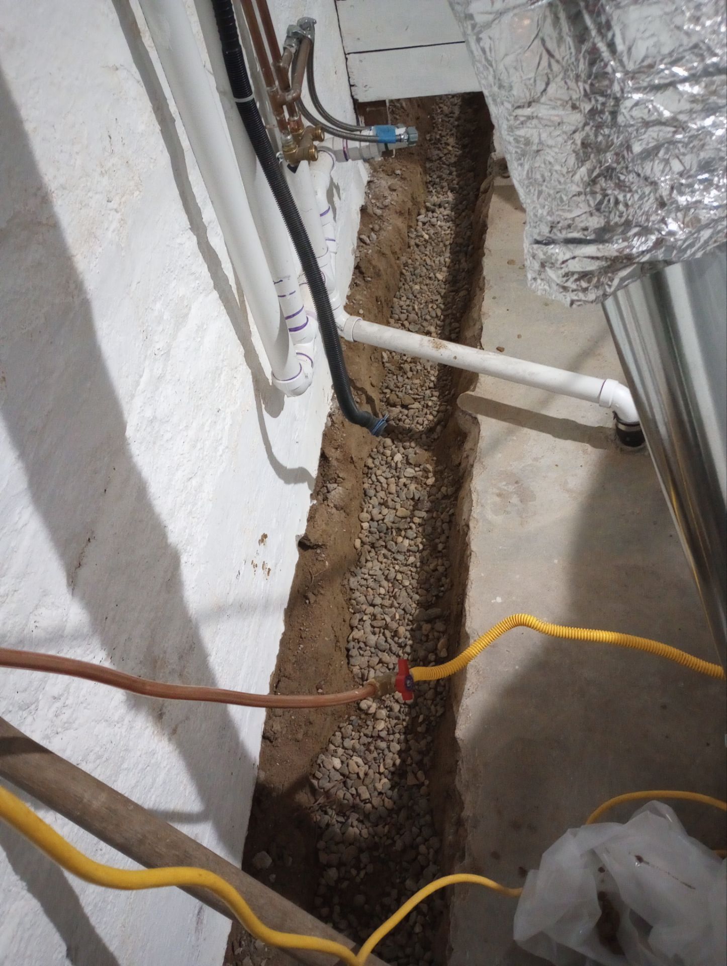 Interior Drain Tile & Wall Drainage in Northeast Minneapolis by Waterproofing Northeast
