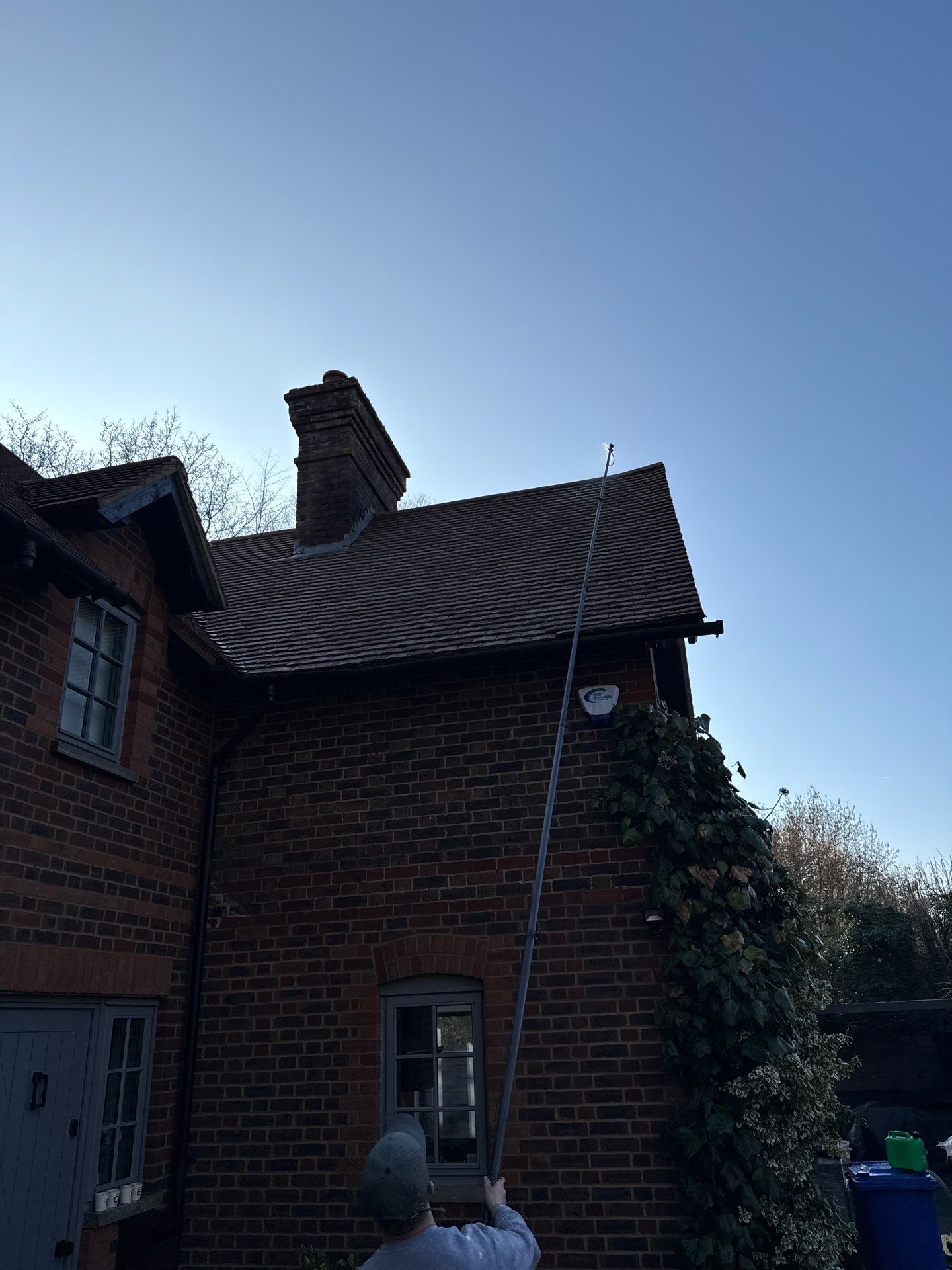 Roof Clean  - Moss Removal - Gutter Clean using Honda 15lpm Low Pressure Washing Machine by Ges Exterior Cleaning ltd