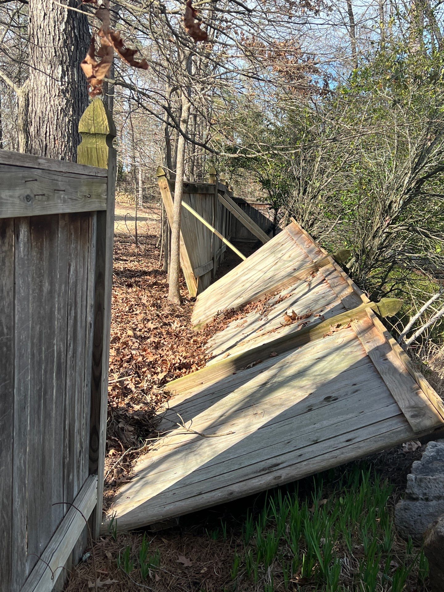 6' Cedar Good Neighbor Fence Repair French Gothic 6x6 by Roberson Construction LLC