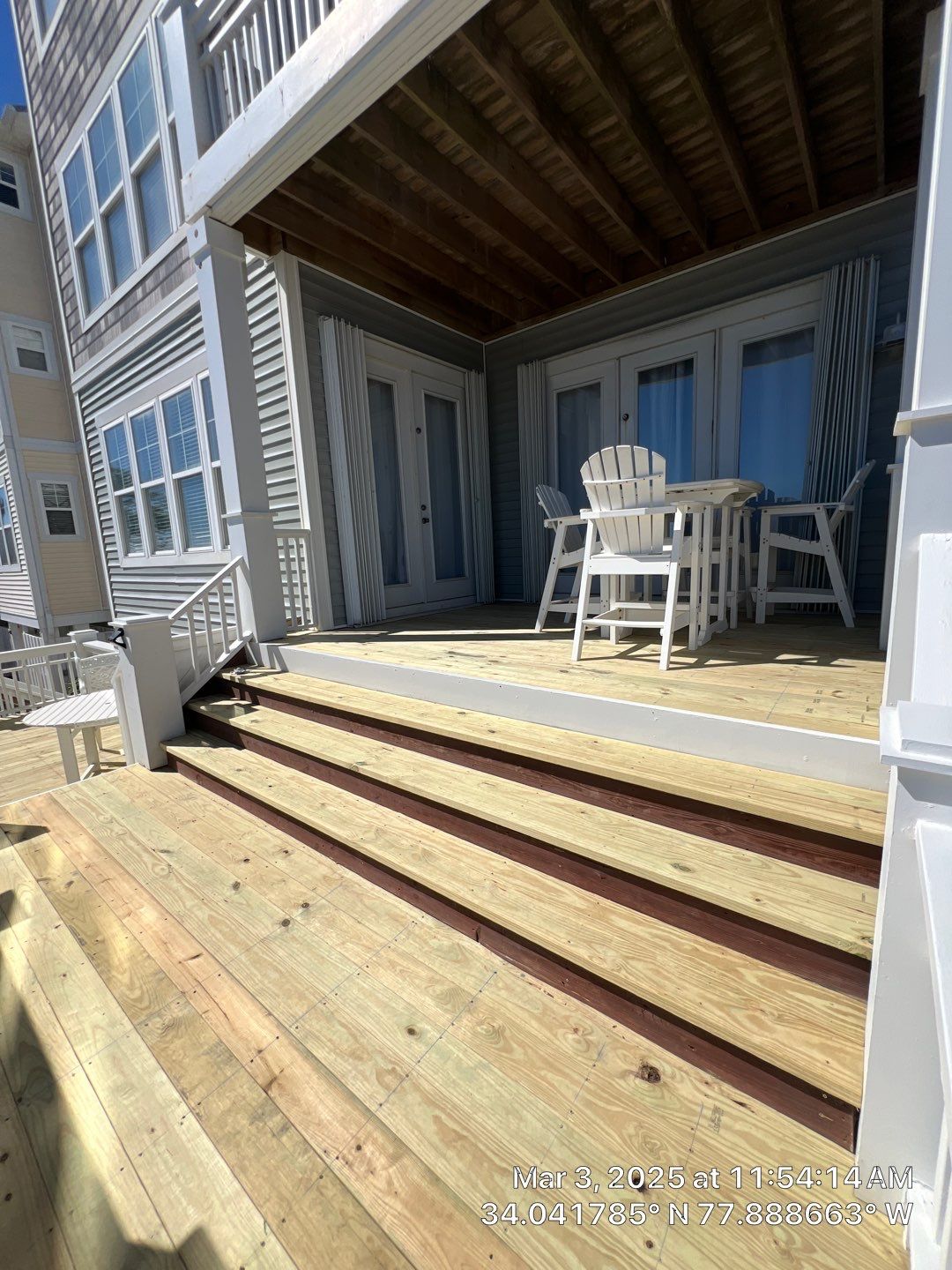 Deck Installation using 2-in x 6-in x 8-ft #2 Prime Southern yellow pine Above ground Pressure Treated Lumber by RGR Construction and Roofing, LLC