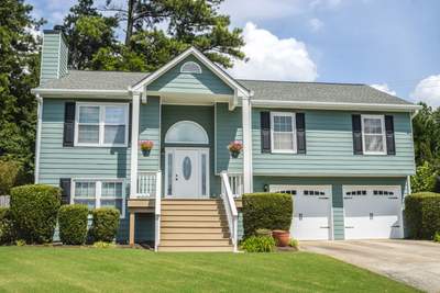 Alpharetta, GA Partial Siding Replacement, Porch Stain, and Exterior Painting