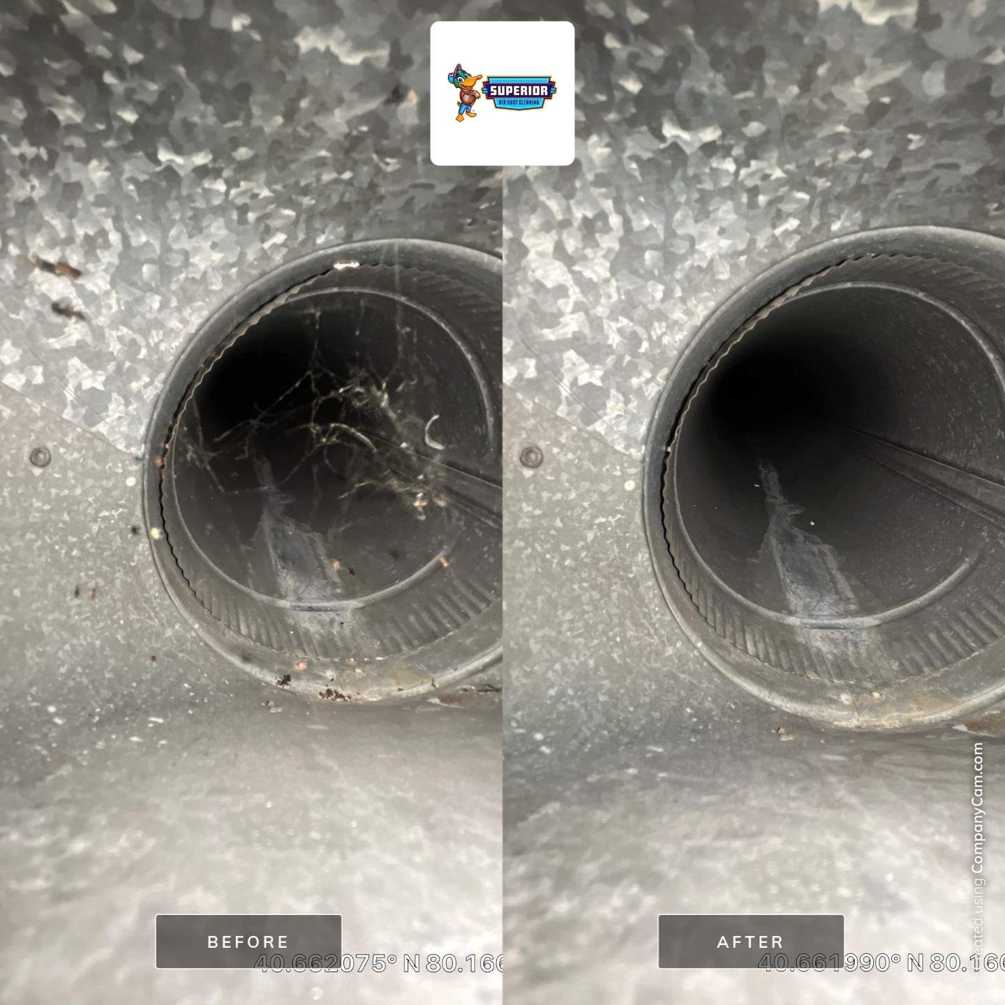 Air Duct Cleaning With a Vacuum Truck in Baden, PA by Superior Air Duct Cleaning