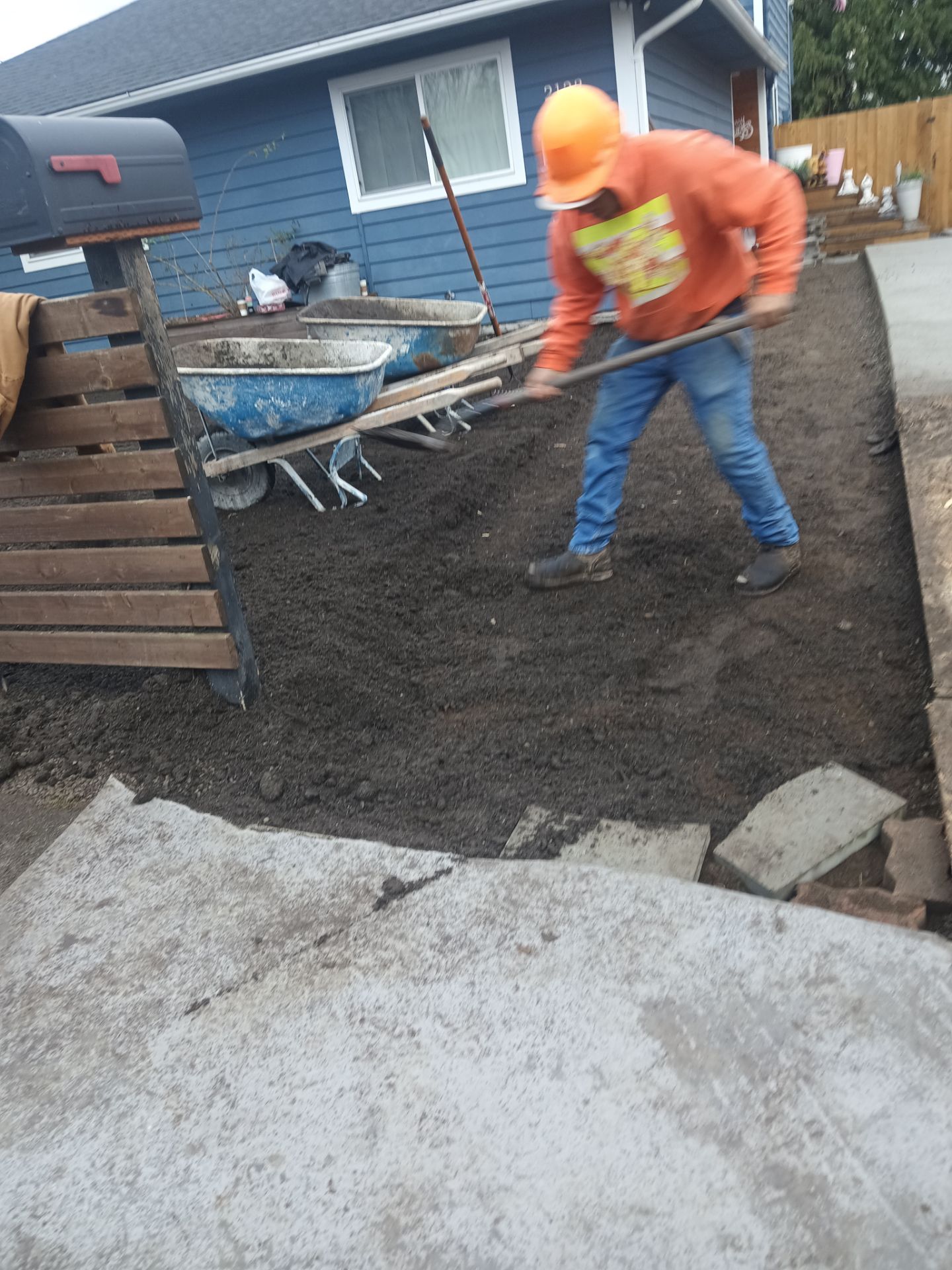 Concrete Driveway & Landscaping Project | Everett by Jireh Asphalt & Concrete Inc 