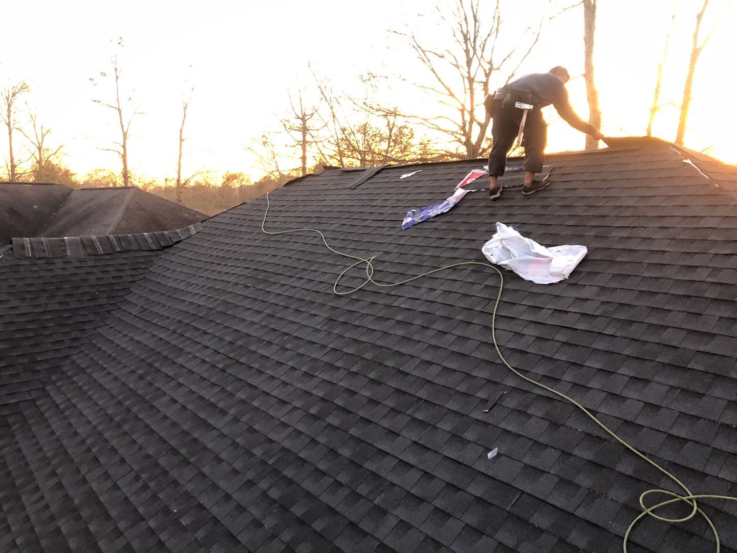 Residential Roofing Installation using Roof Replacement by American Roofing & Construction LLC