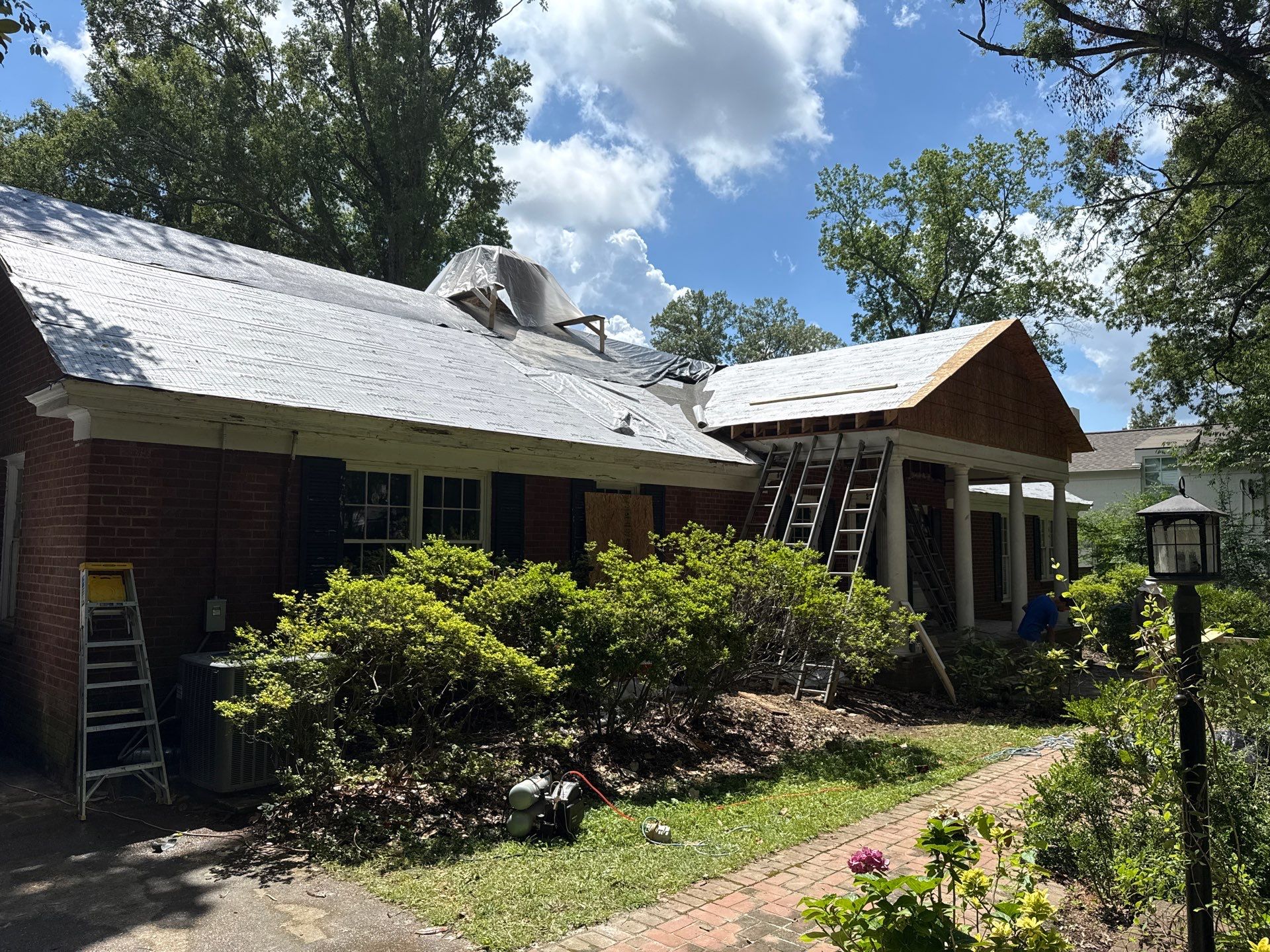 Structural Restoration and Asphalt Shingle Roof Replacement with Interior Repairs in East Memphis by Revival Roofing Services