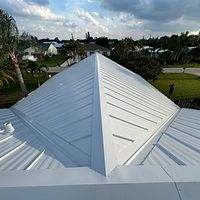 24ga 1" Nail-Strip Regal White  by Total Roofing System The Metal Roof Experts