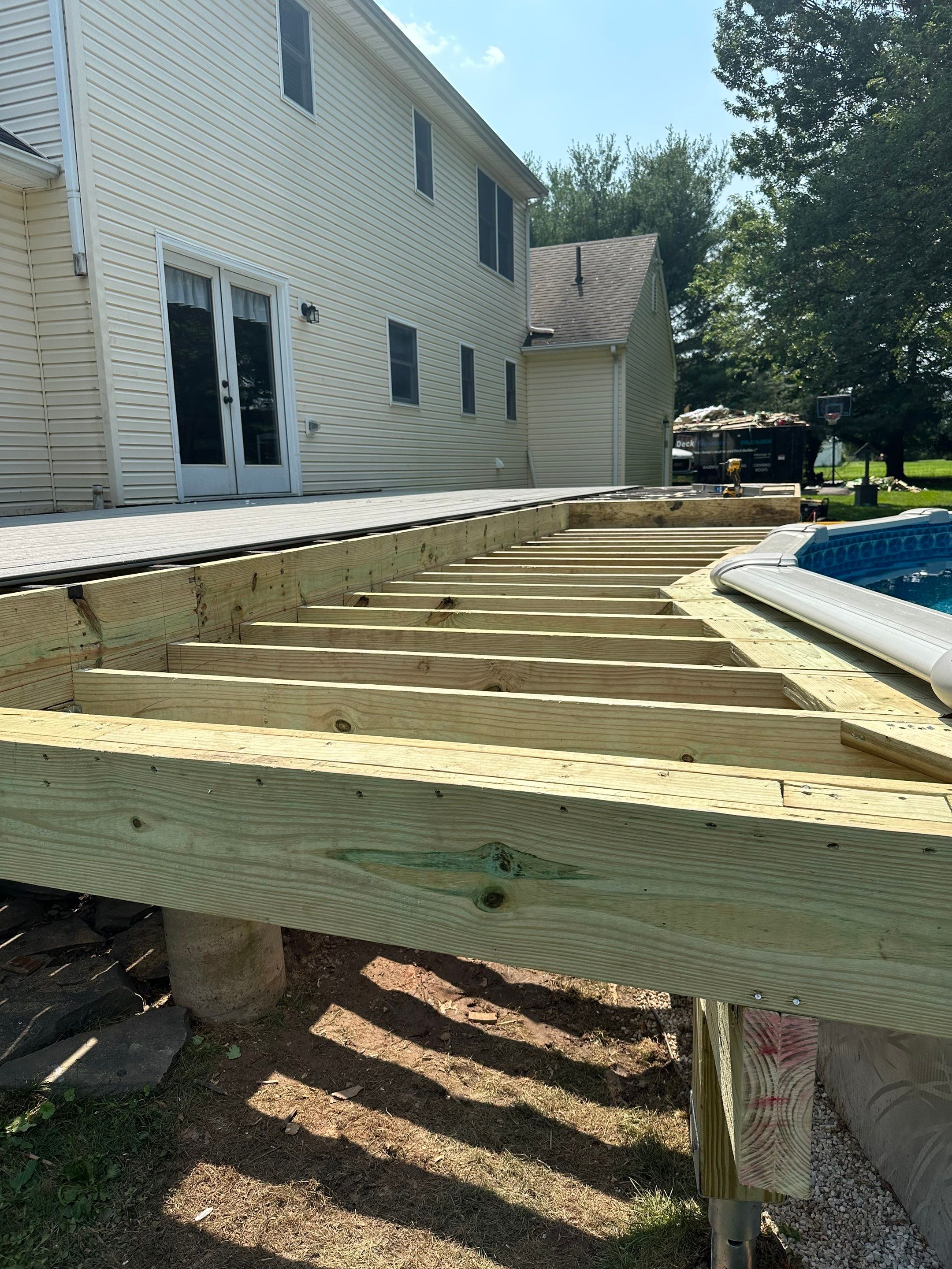 New Pool Deck IN Flemington by deck guardian