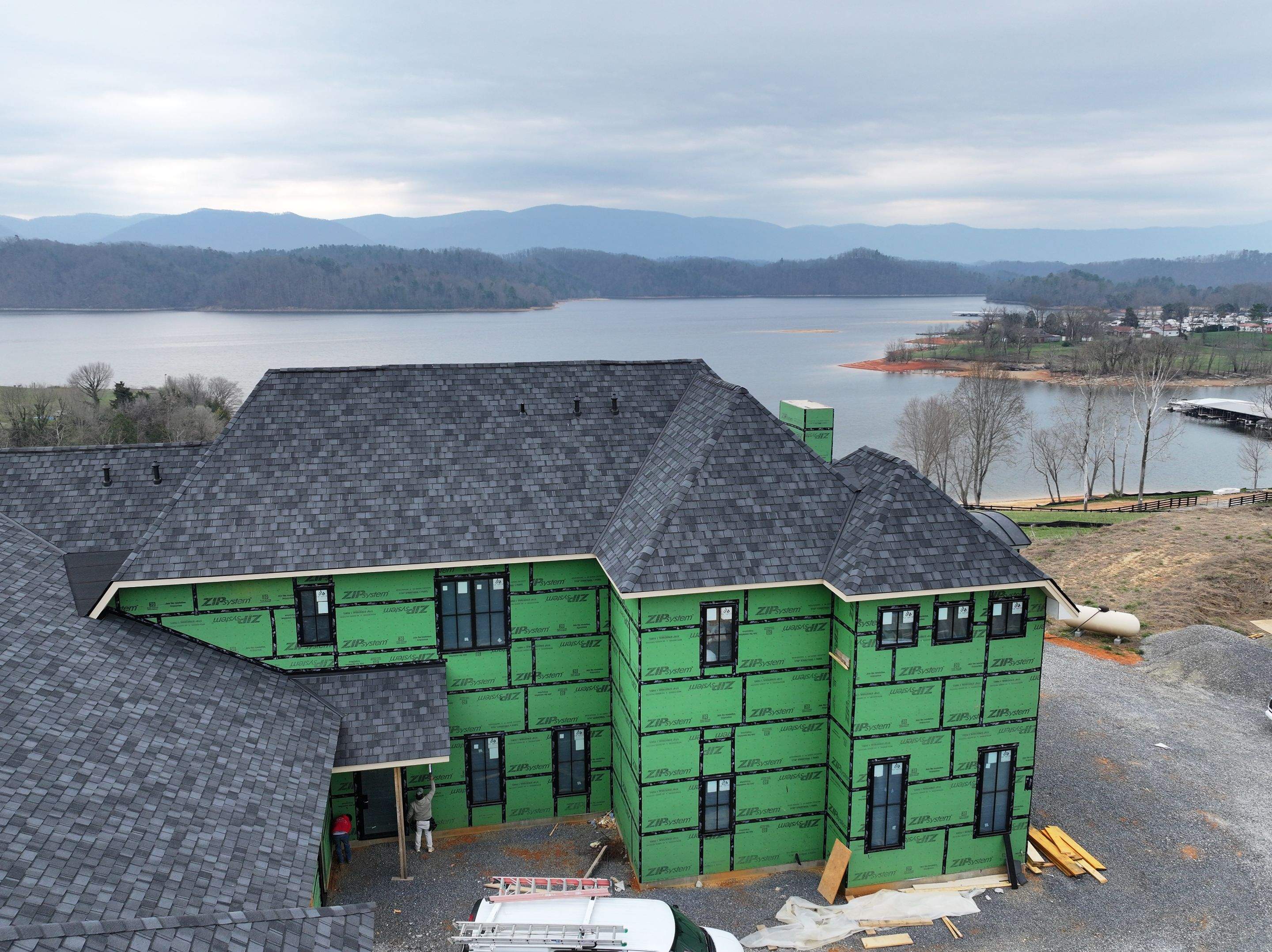 Lake Road New Construction - Belmont by Omnia Roofing