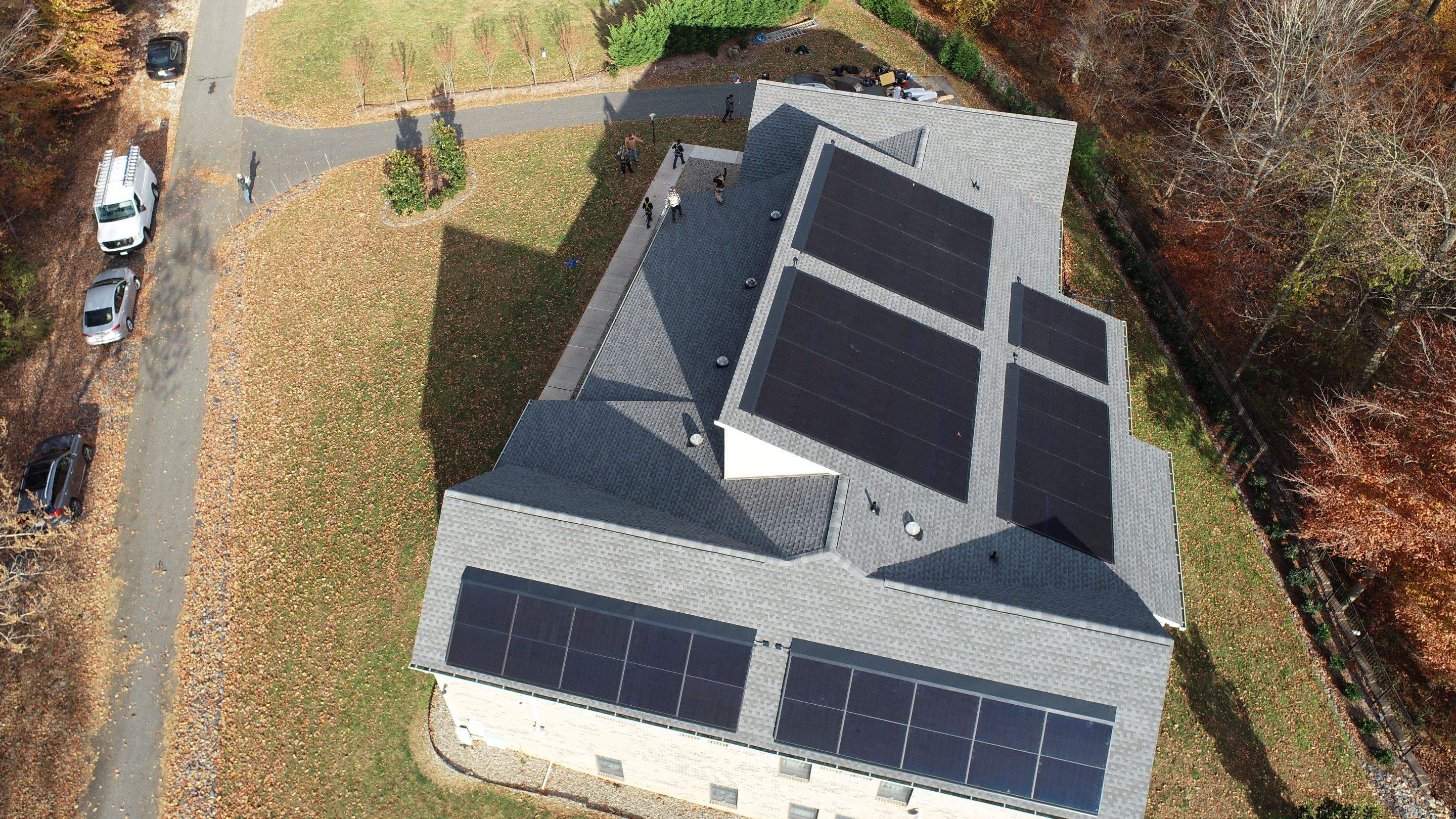 Solar Roof using GAF Decotech integrated panels by American Home Contractors