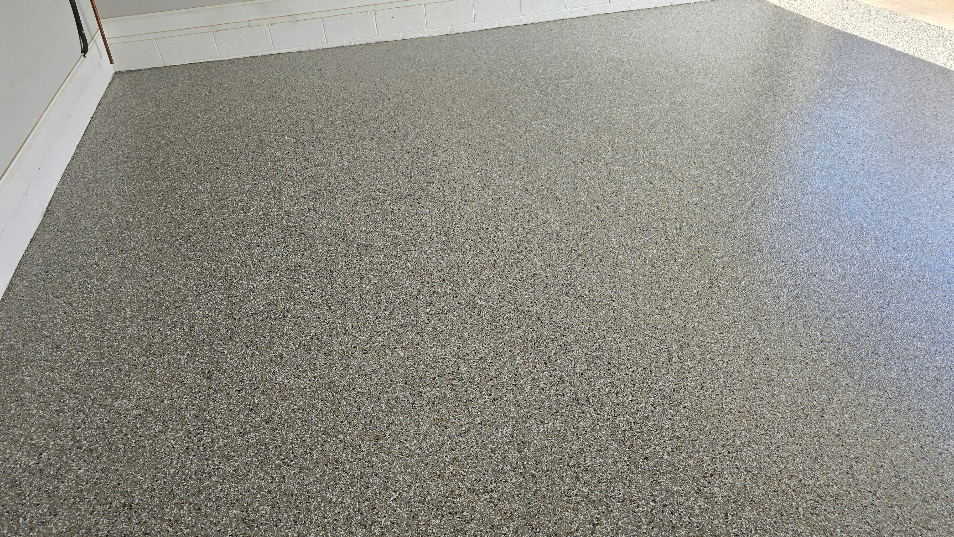 Garage using Creekbed by Elite Floor Solutions