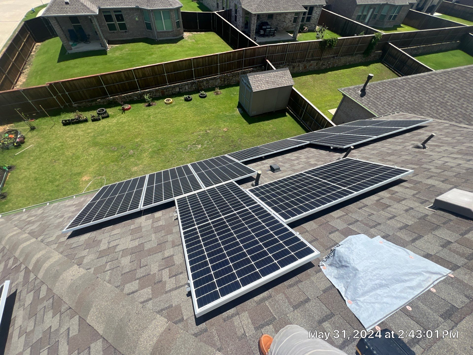 D&R in Prosper Tx using Solar Panels by Sunaura Solar