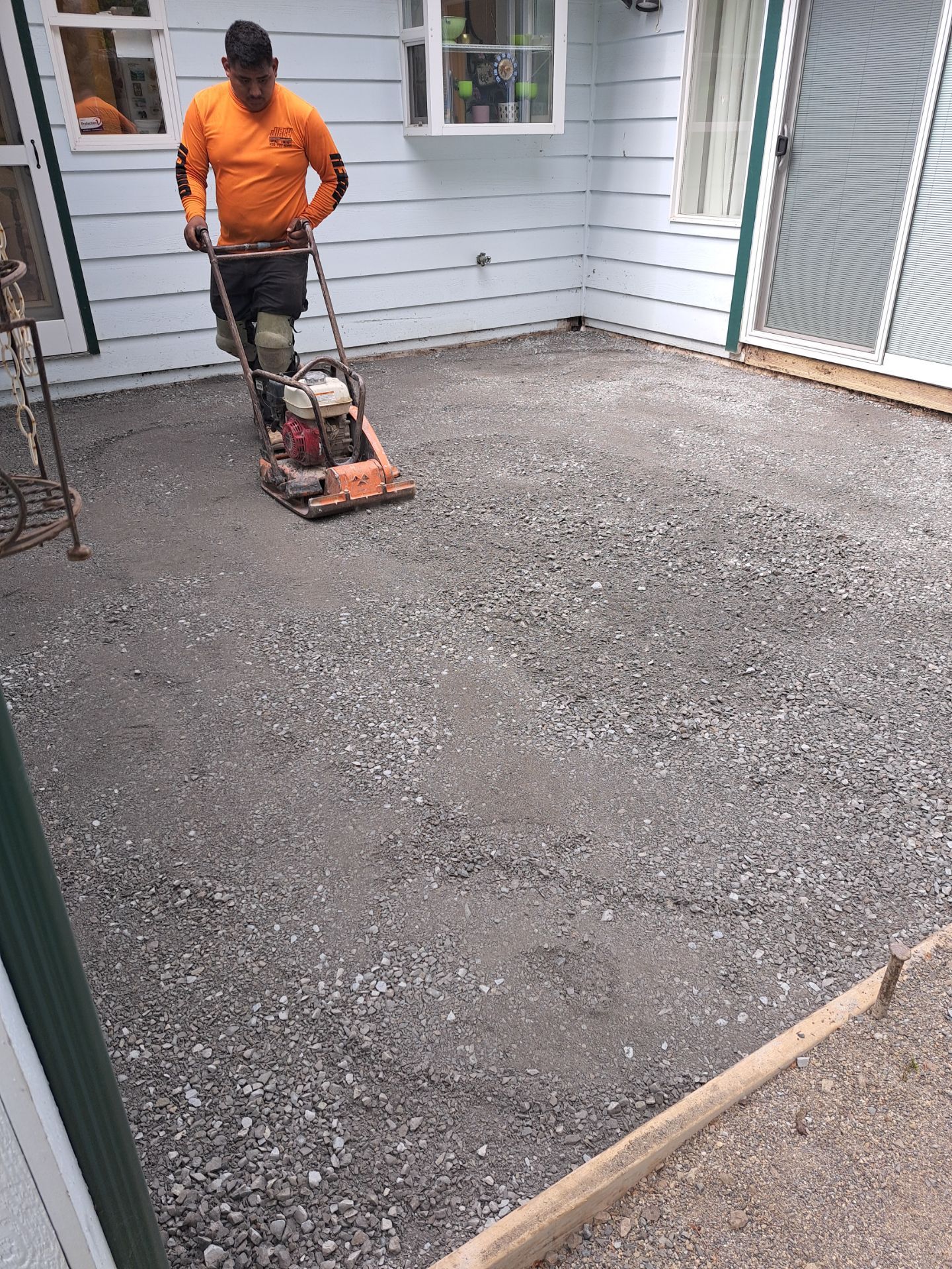 Stamped Concrete Patio and Driveway | Edmonds  by Jireh Asphalt & Concrete Inc 