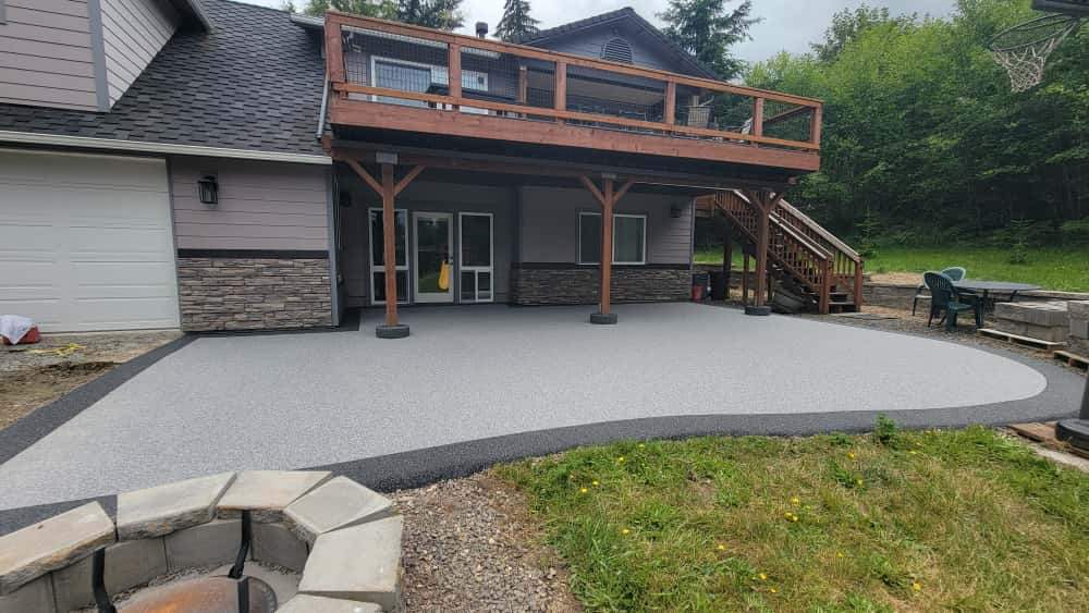 Project in Mossyrock by Concrete Coating Experts Inc.
