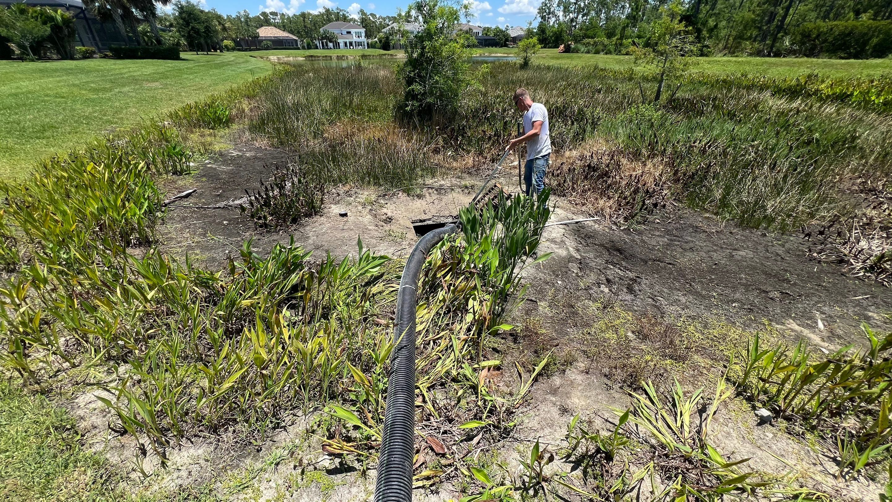 North Naples Community Stormwater Catch Basin Cleaning by APS Power & Water