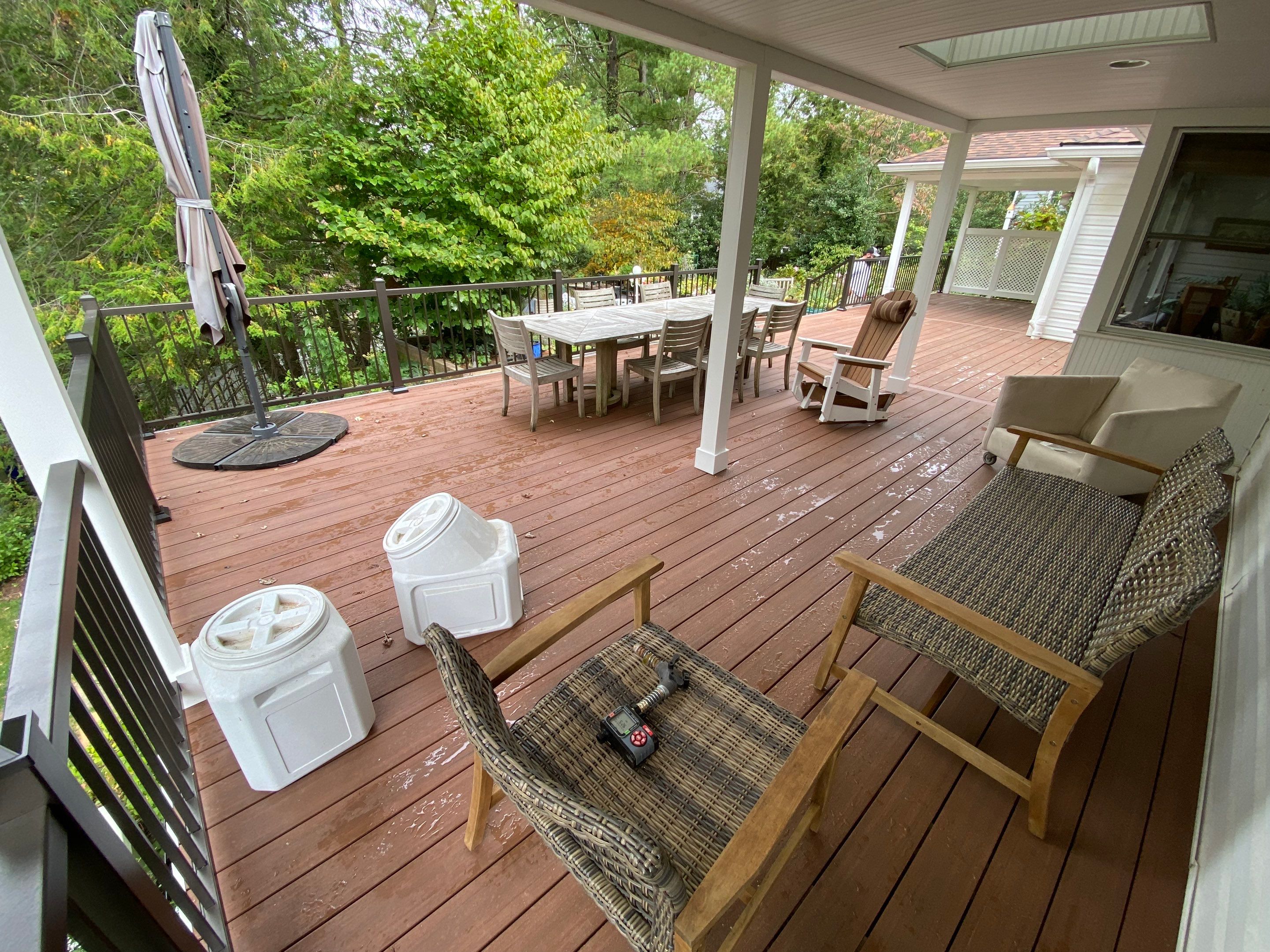 Deck Transformation using Timbertech & Azek by The Smet Companies, LLC