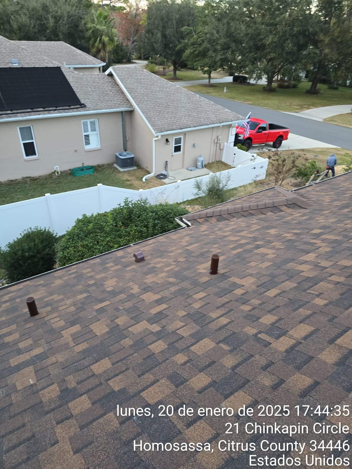 Solar / Roofing using Owen's Corning Shingles by RoofGuru AI